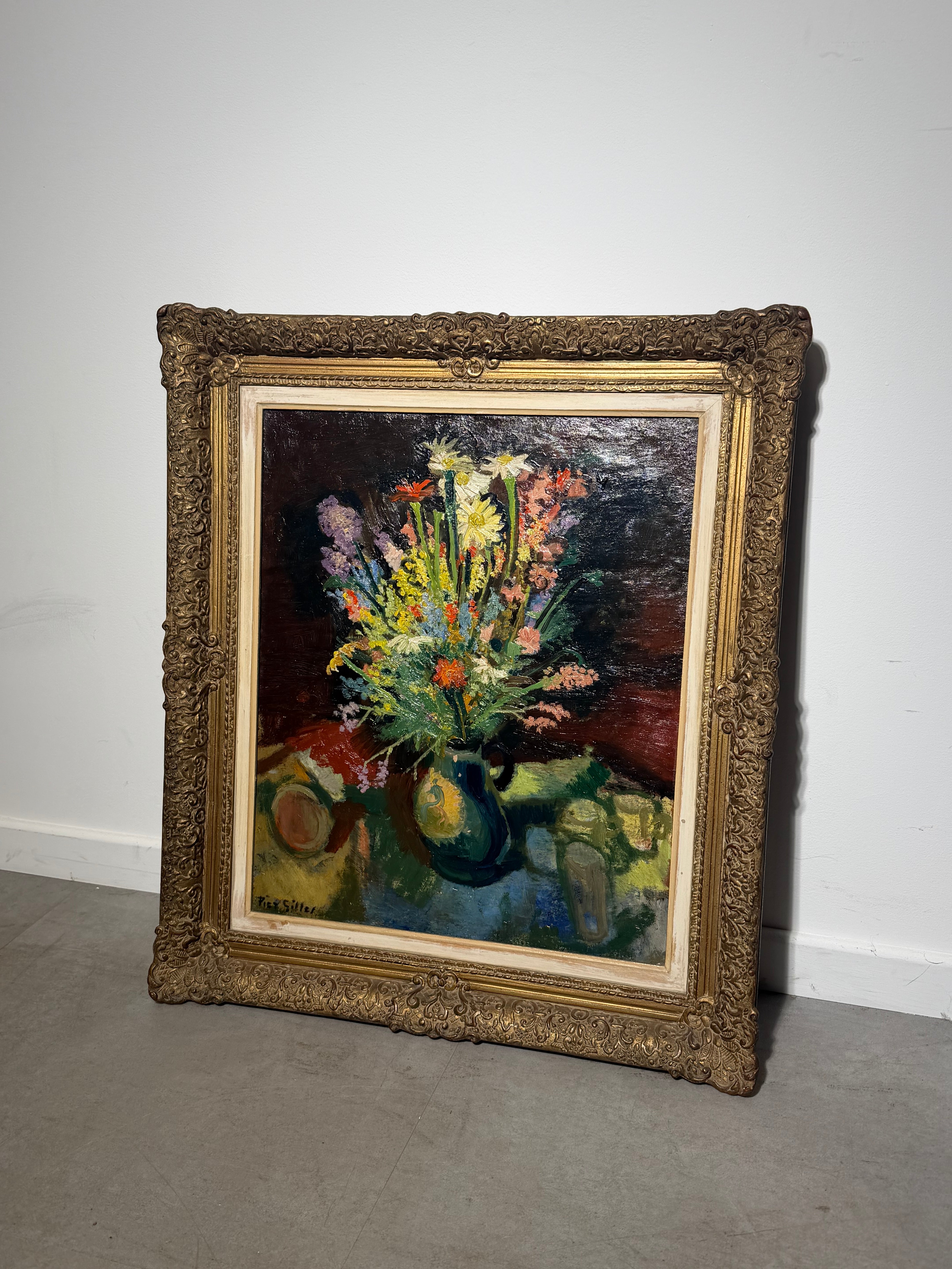 Piet Gilles - Louvain - Oil on canvas - Flowers