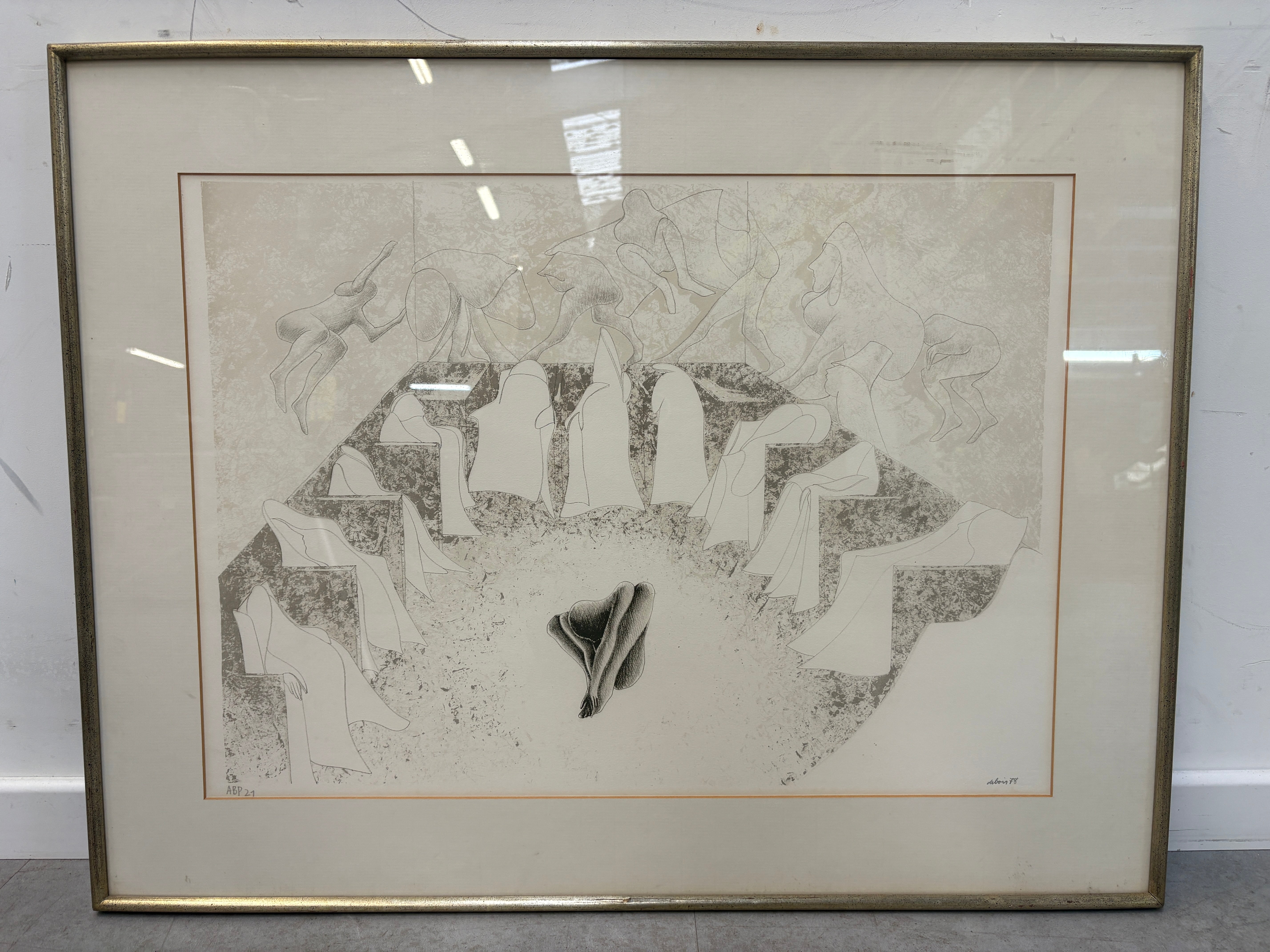 Albert Debois — Originele tekening (Belgisch, 1938)