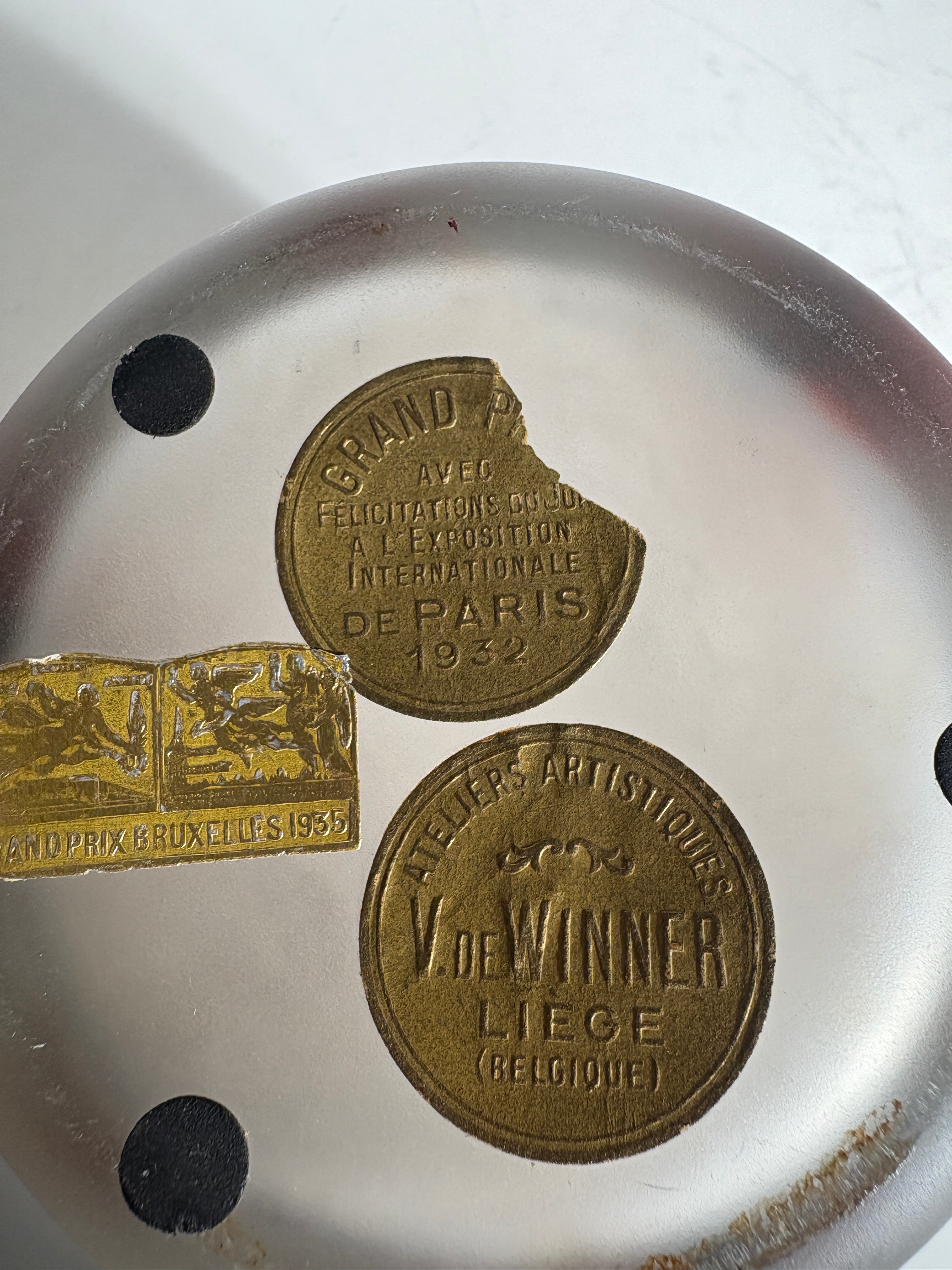 Art Deco vaas van Victor De Winner – Gesigneerd