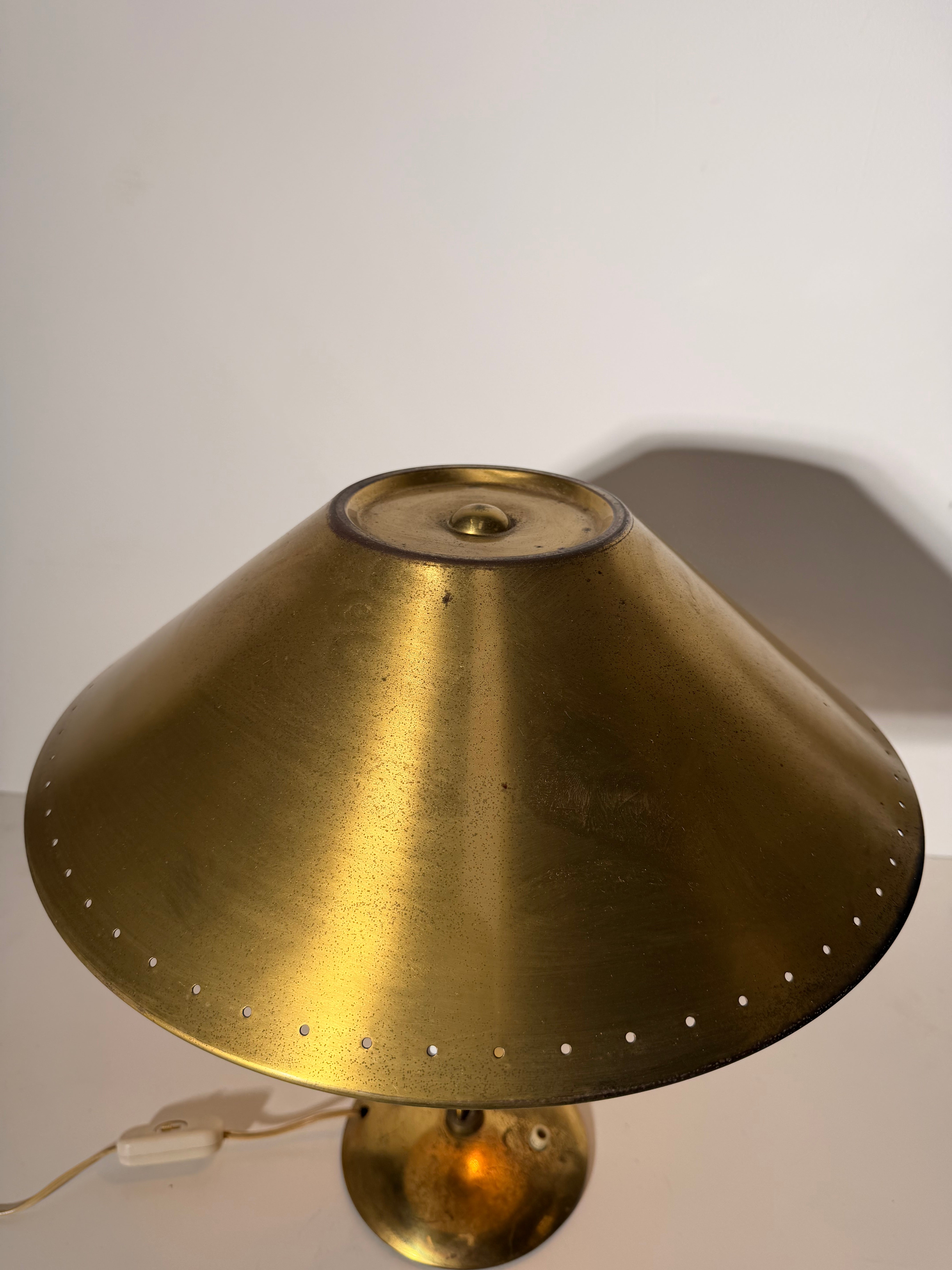 Vintage Brass Table Lamp