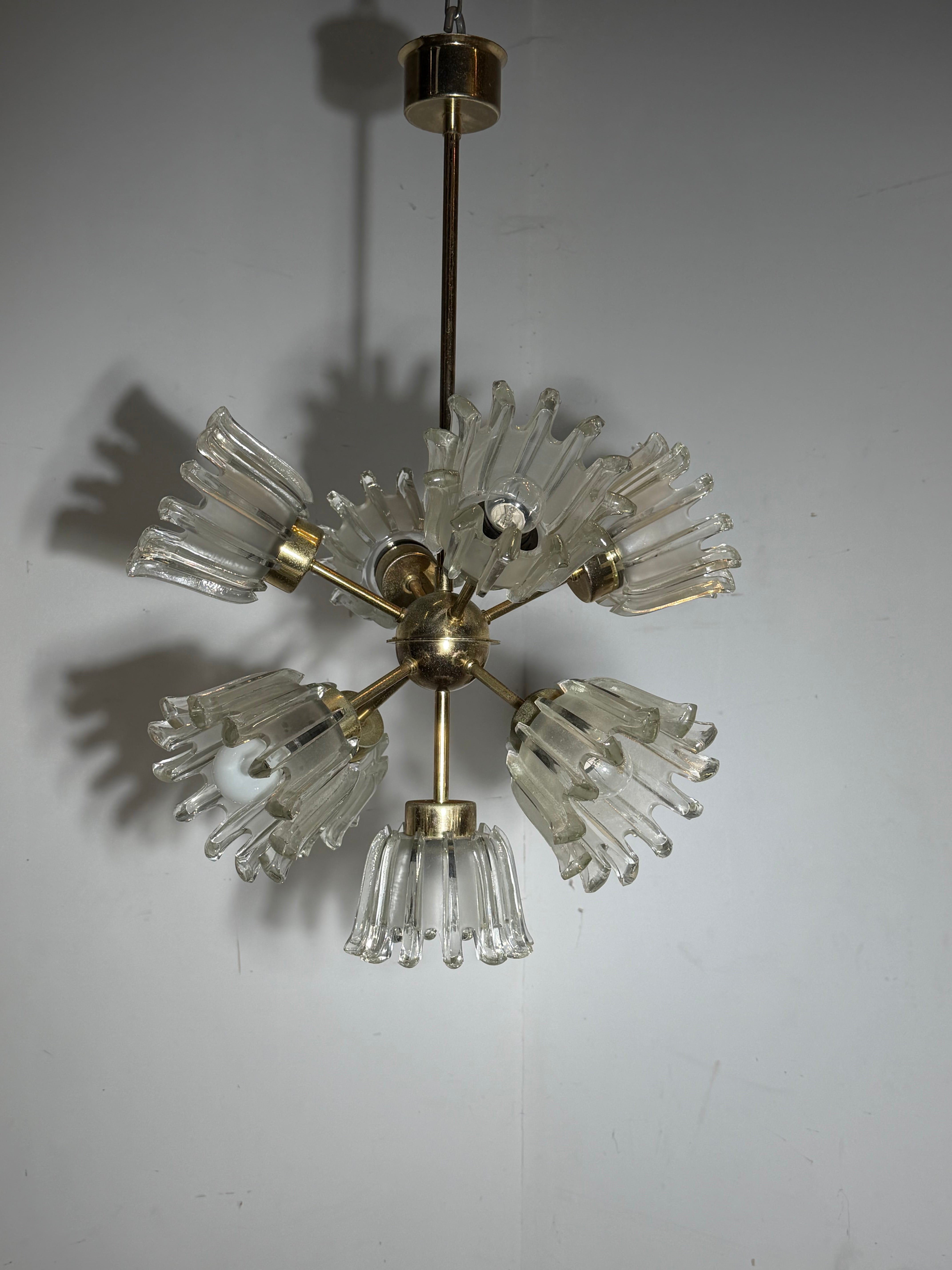 Vintage Pendant Lamp by Leclaire & Schaffer