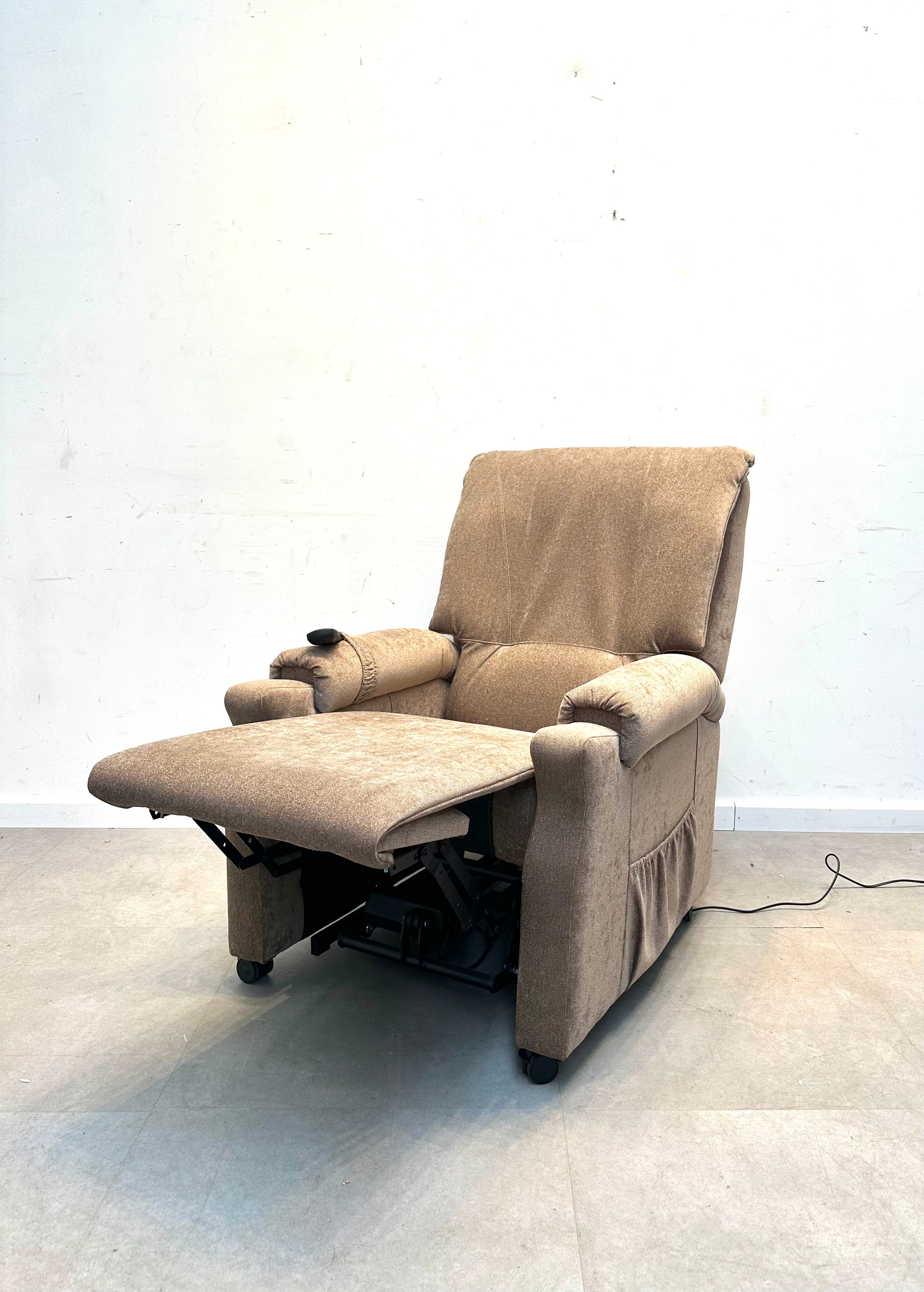 Electric Relax in Cocoa Fabric