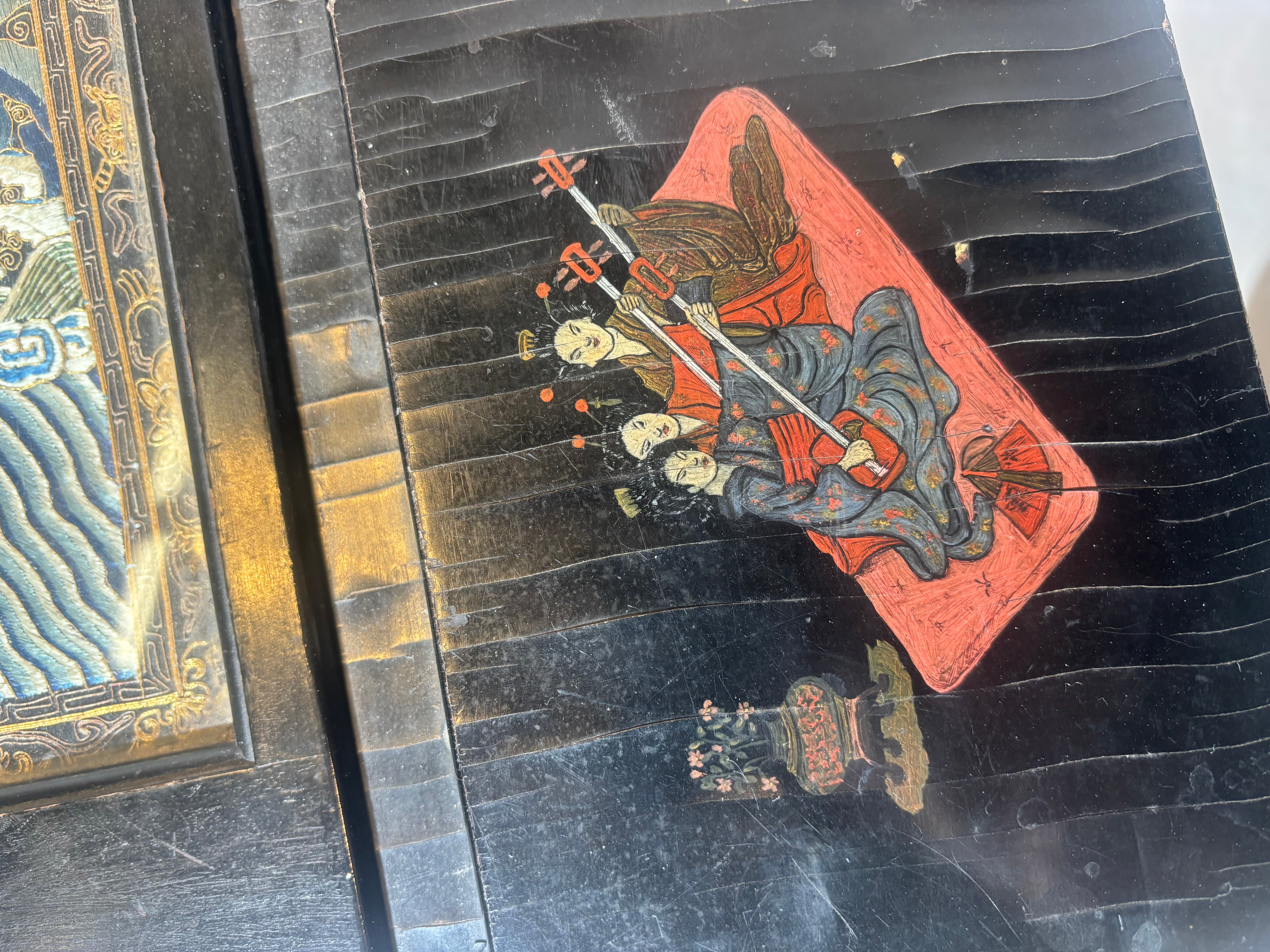 Chinese Sewing Cabinet , Kanton , 19th century