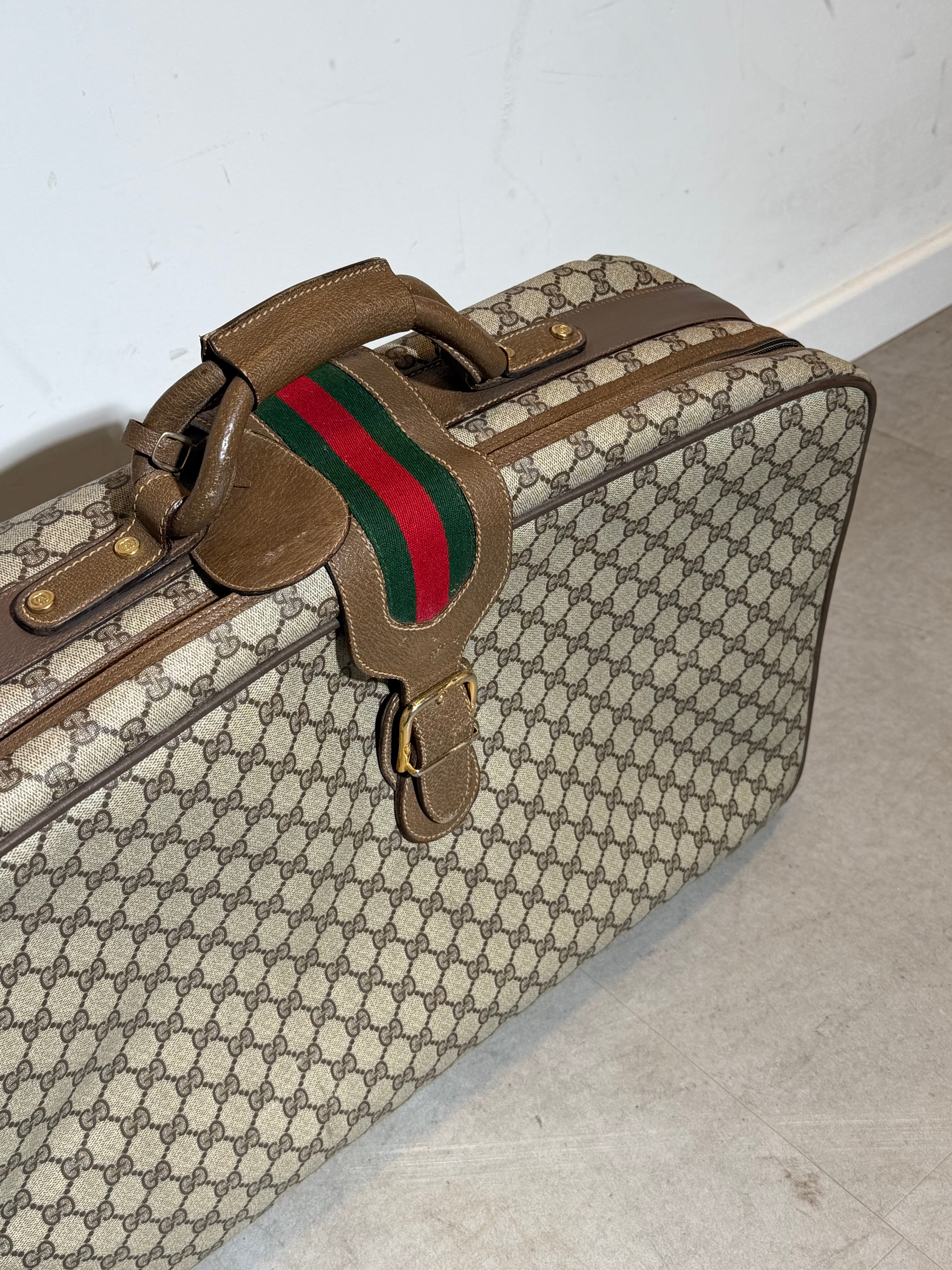 Mallette de voyage Gucci vintage – Monogramme GG