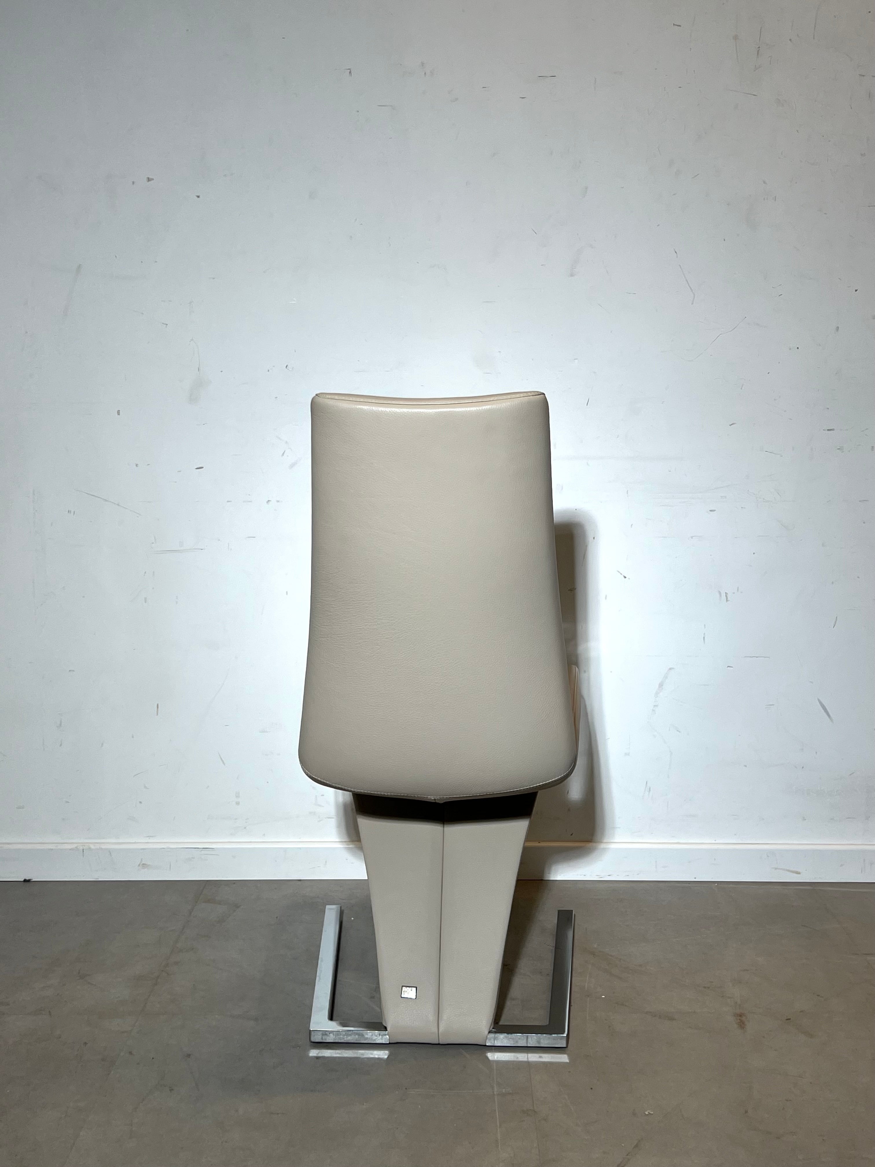 Set of 6 Rolf Benz Designer Dining Chairs