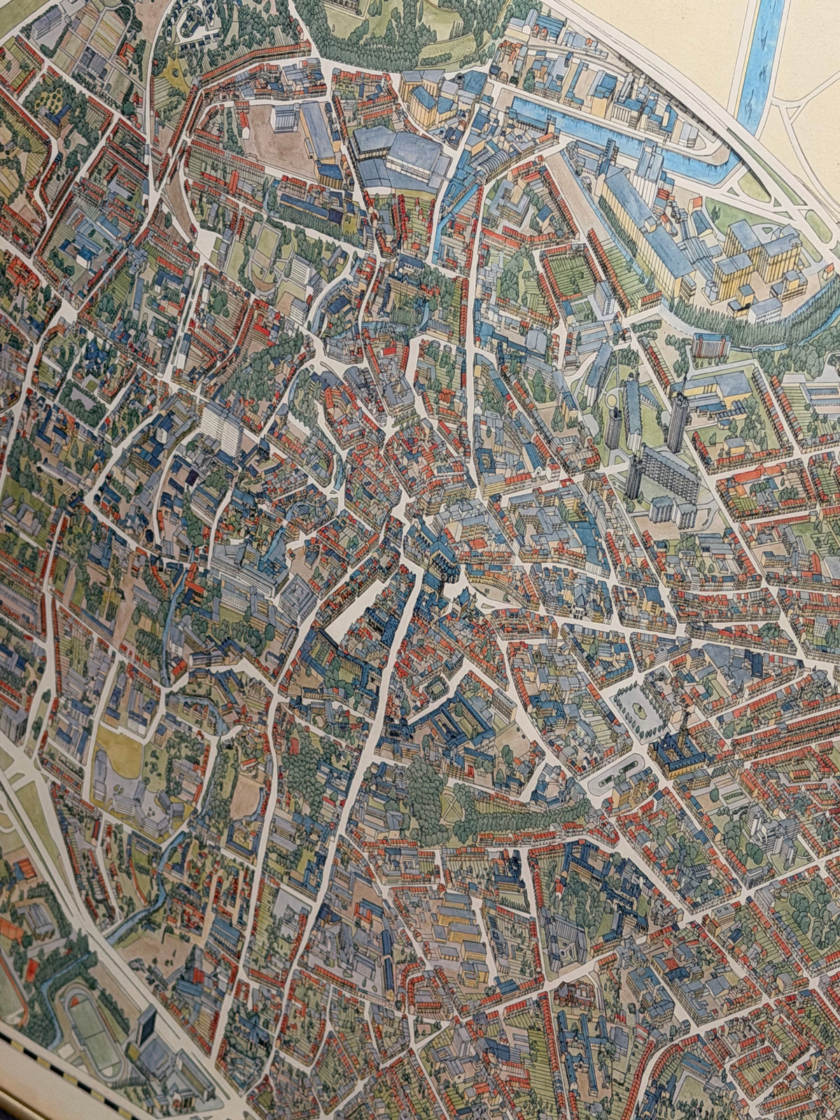 Illustrated City Map of Leuven – Anno 1983