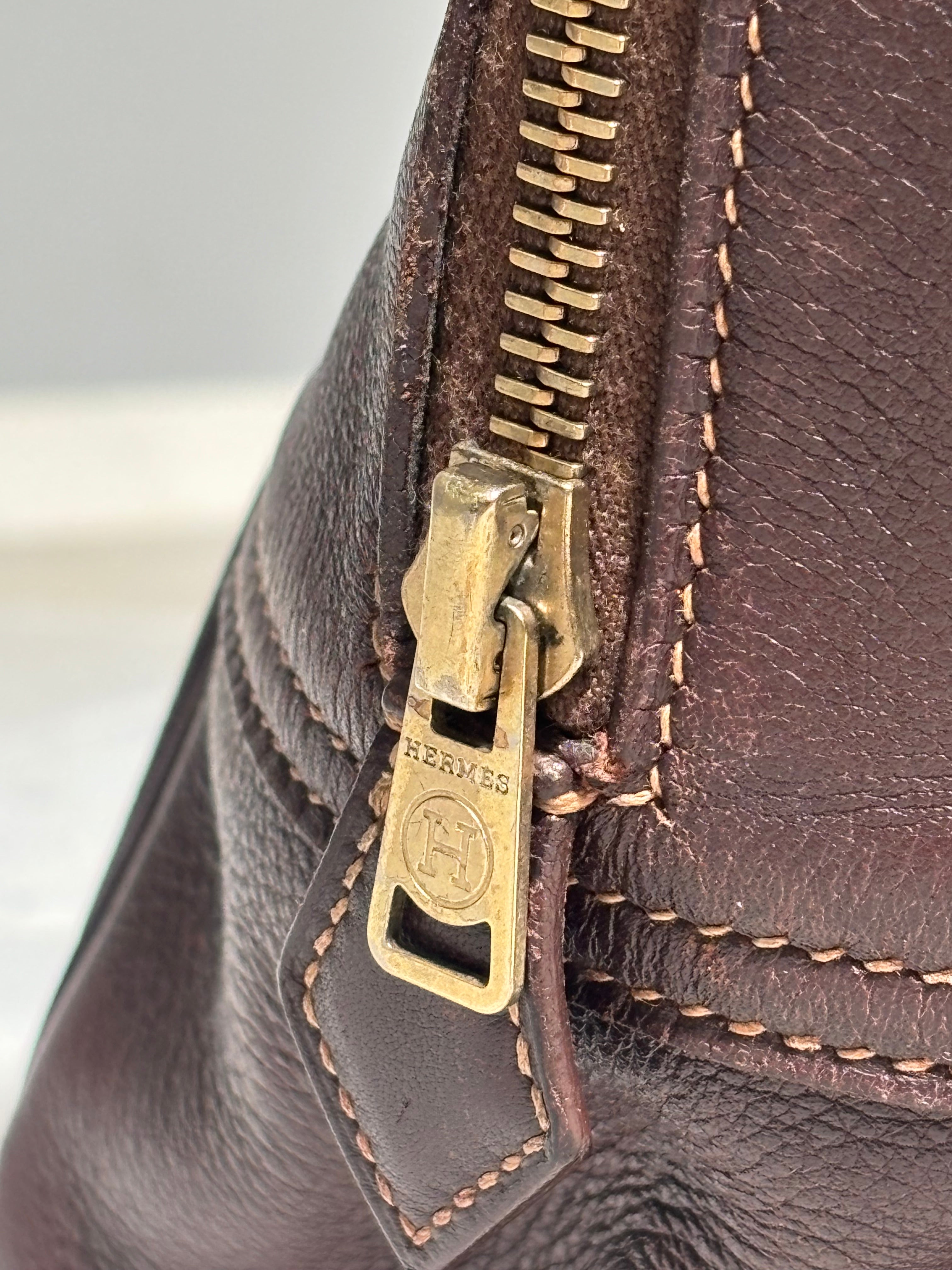 Sac à main Hermès Plume – Marron Chocolat