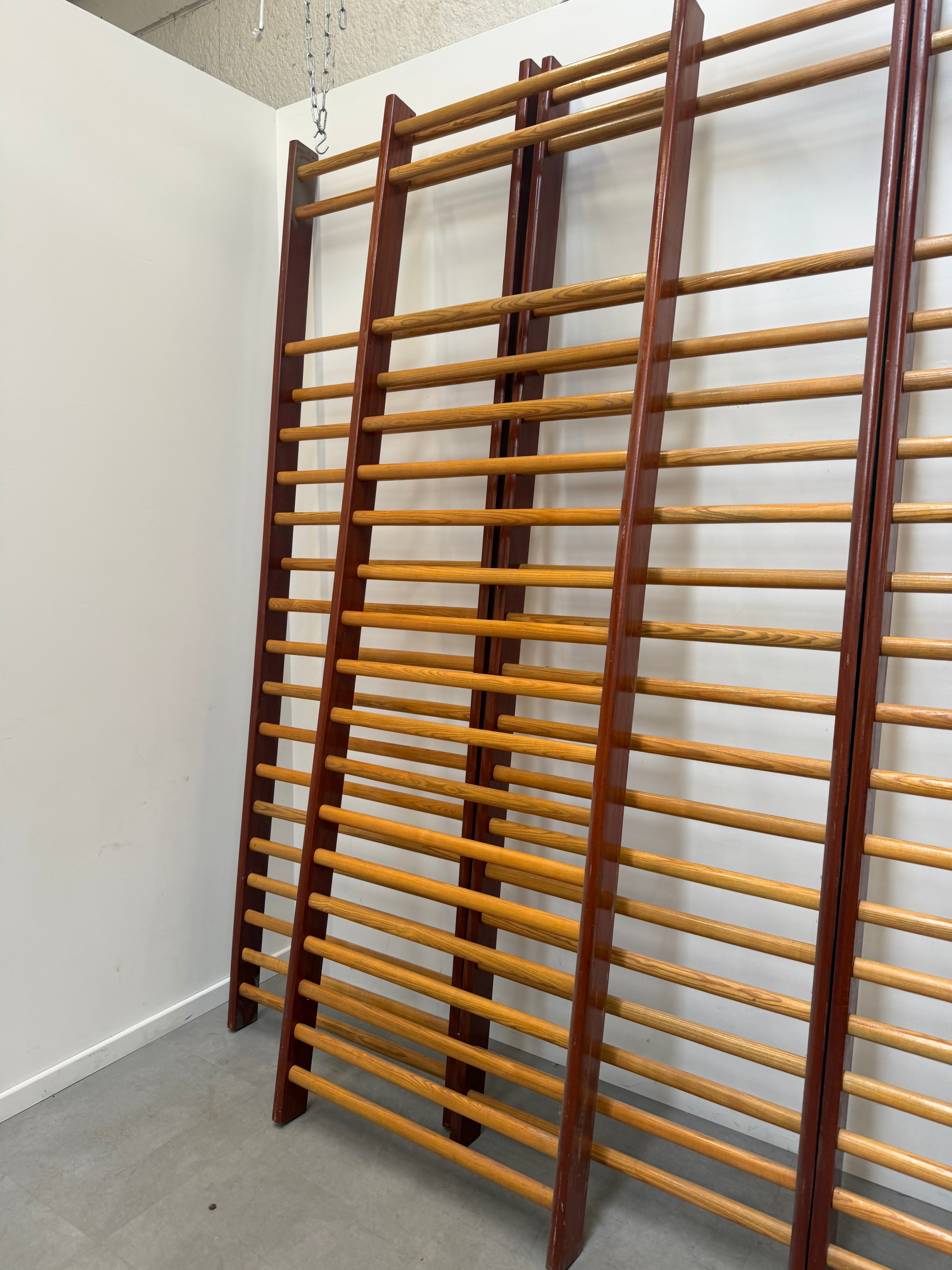 Swedish Wall Bars / Gym Wall Ladder – Solid Wood – 285 x 90 cm (Price Per Piece)