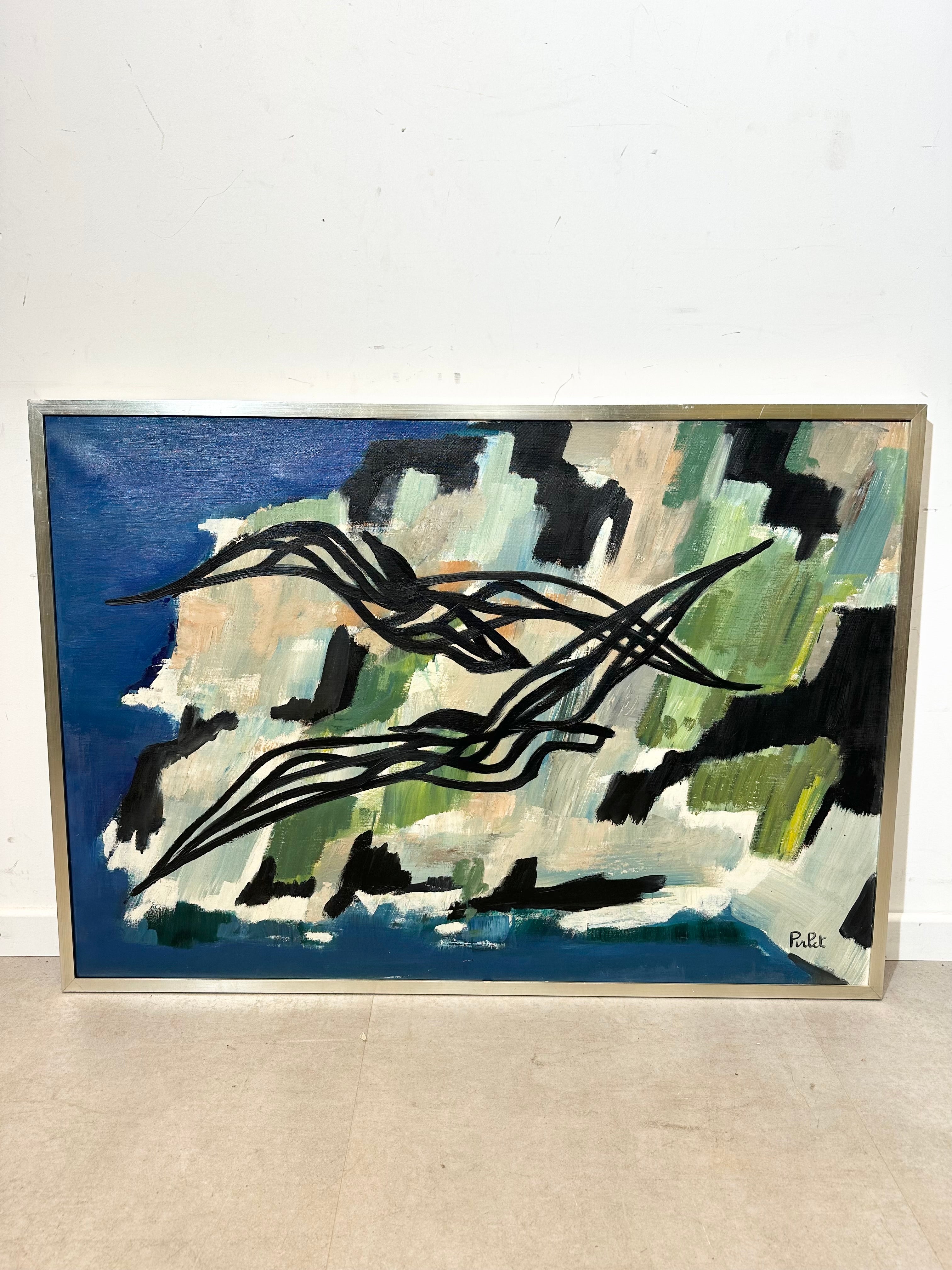 Abstract Modernist Painting "Pirlet"