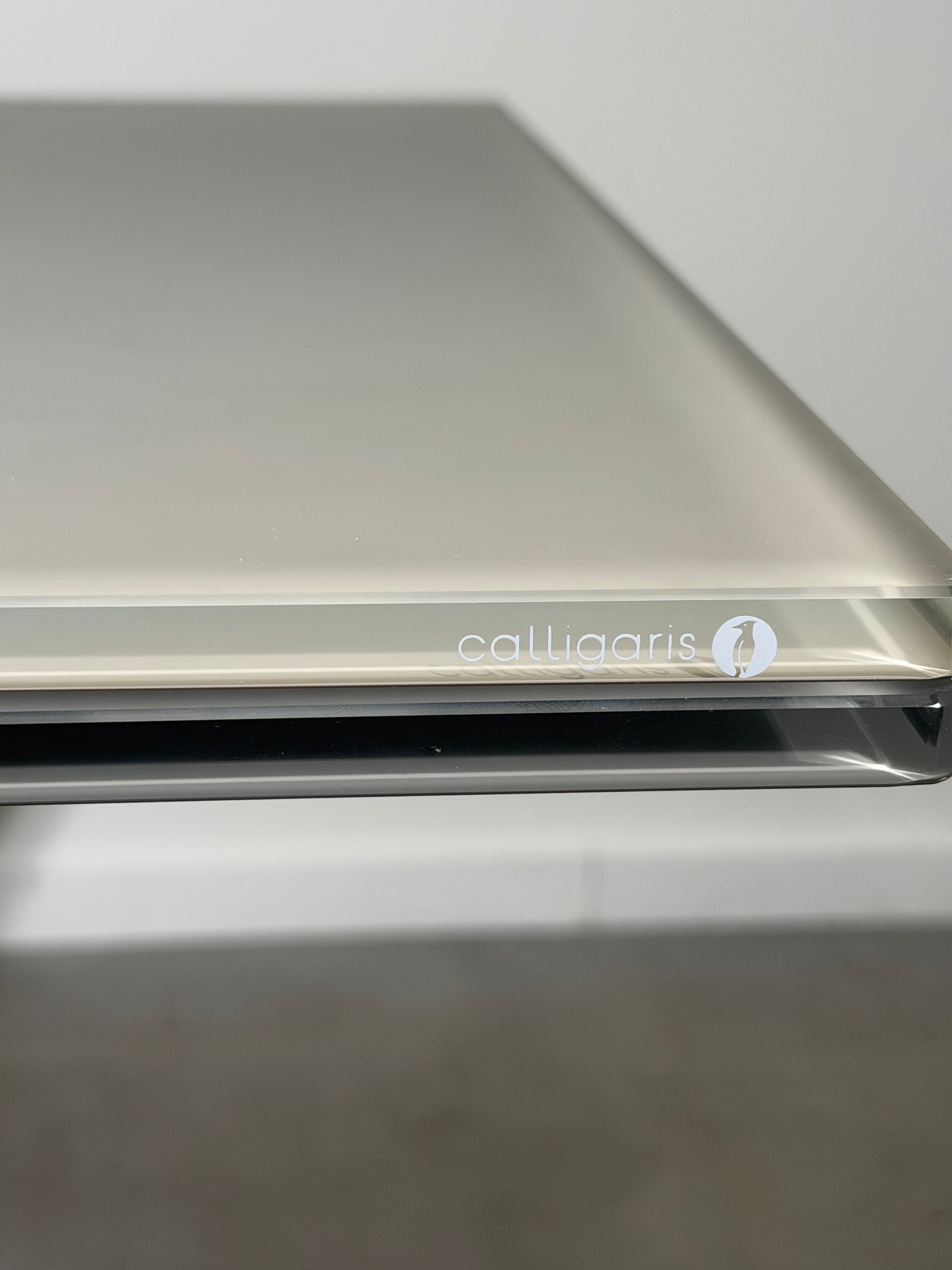Calligaris Echo Extendable Glass Dining Table – 140–240 cm