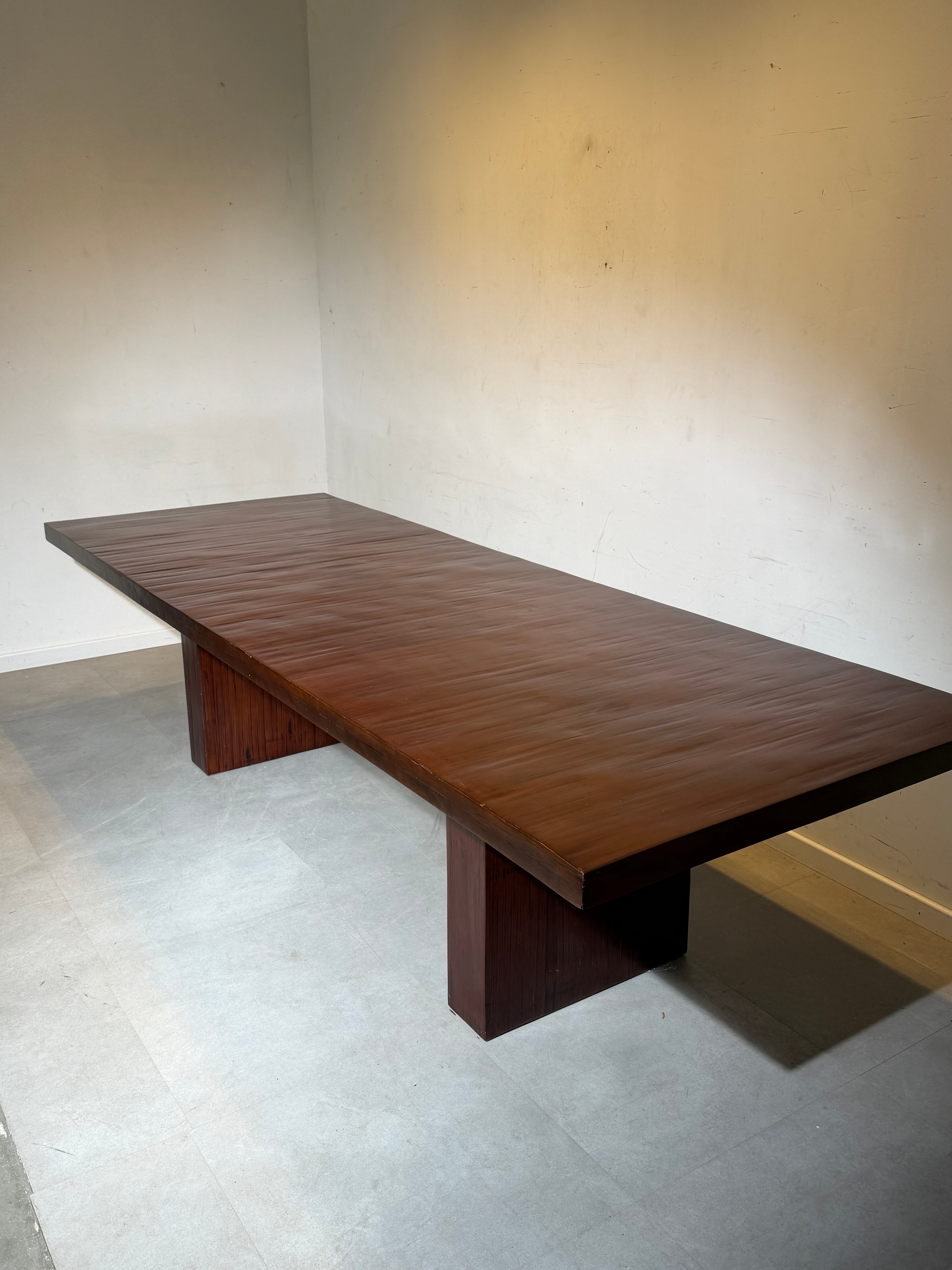 Structural XL Bamboo Dining Table – 300 cm