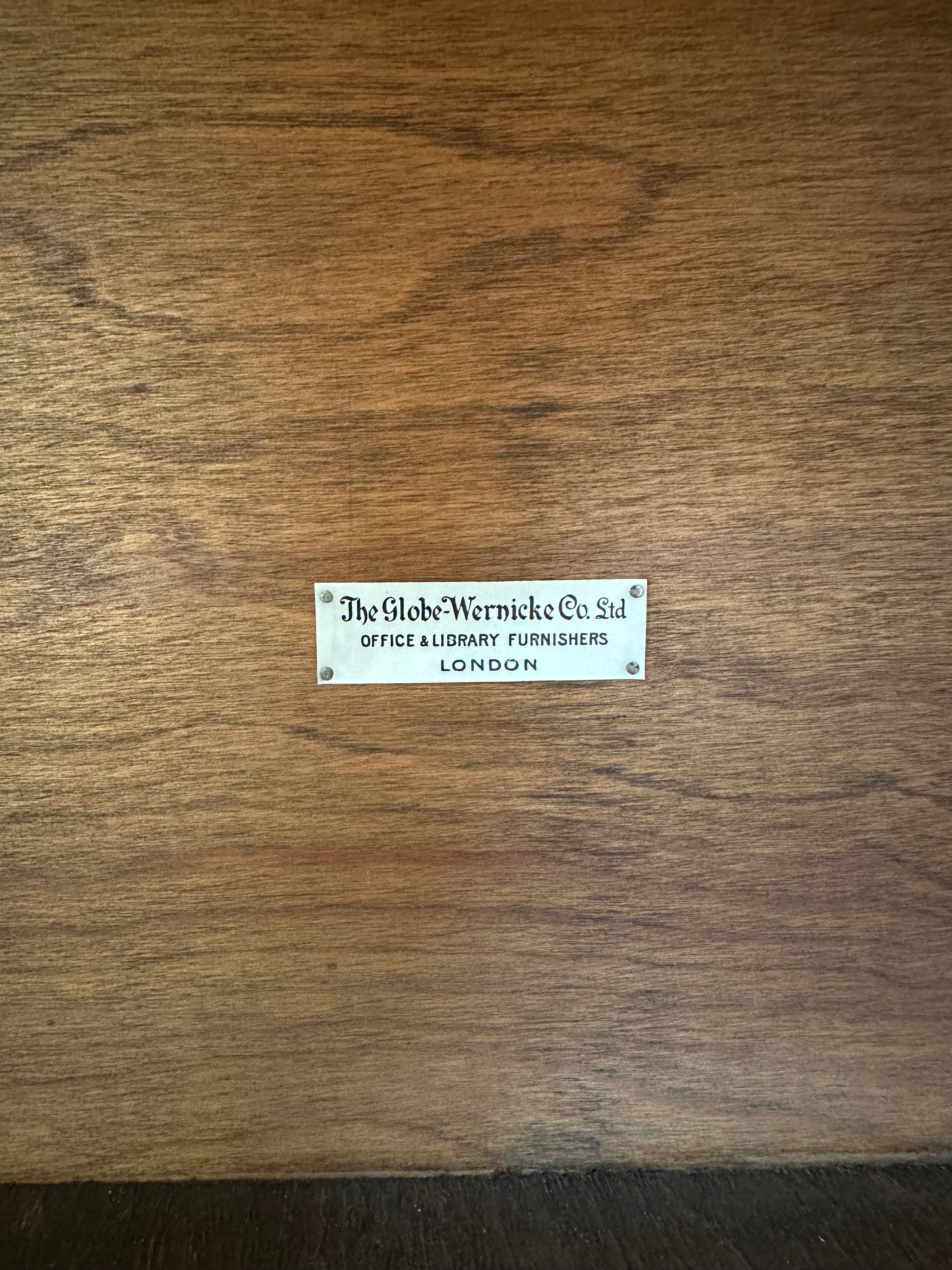 Antique Globe Wernicke Bookcase