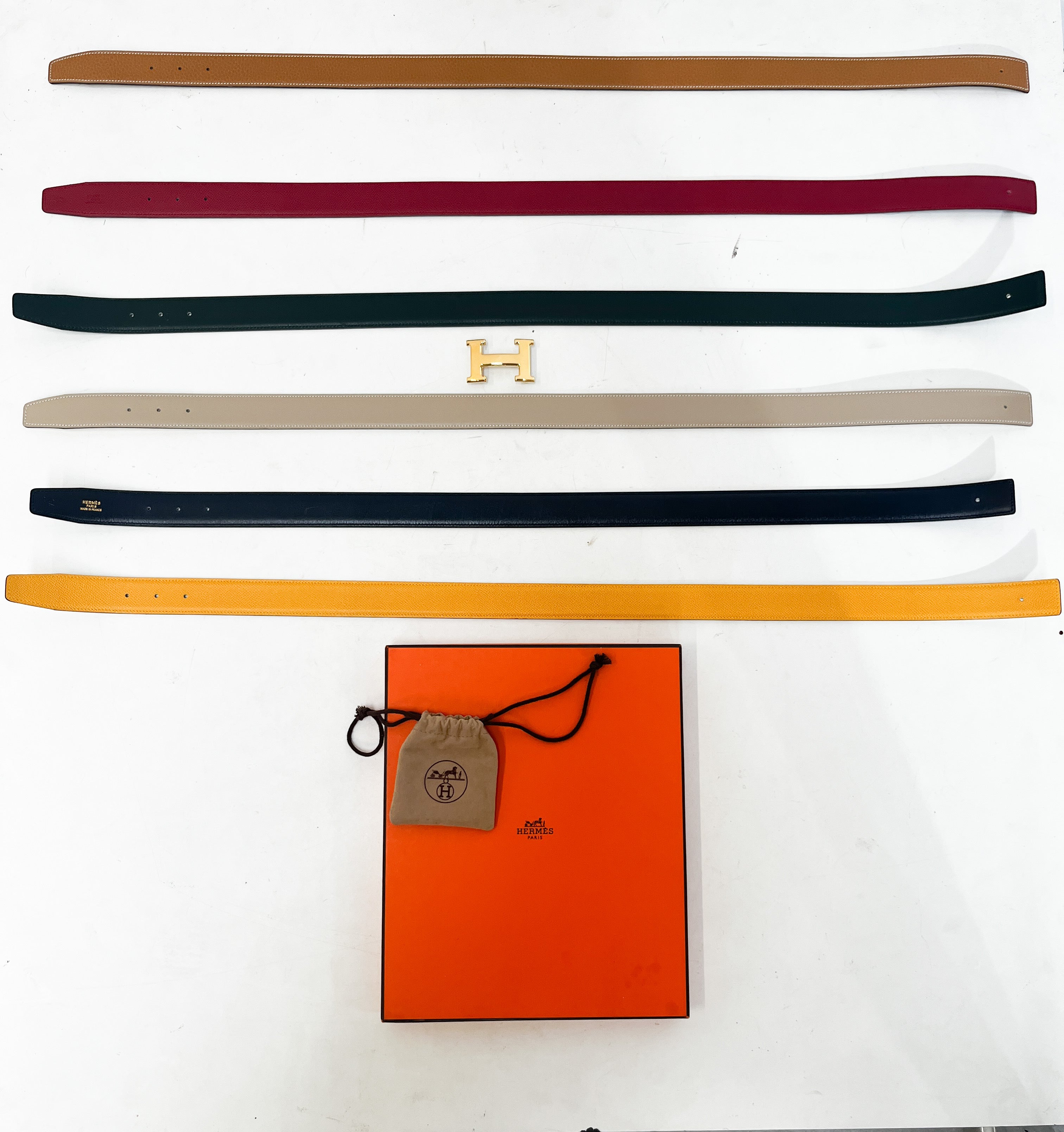 Set Hermes 6 Belt Buckles