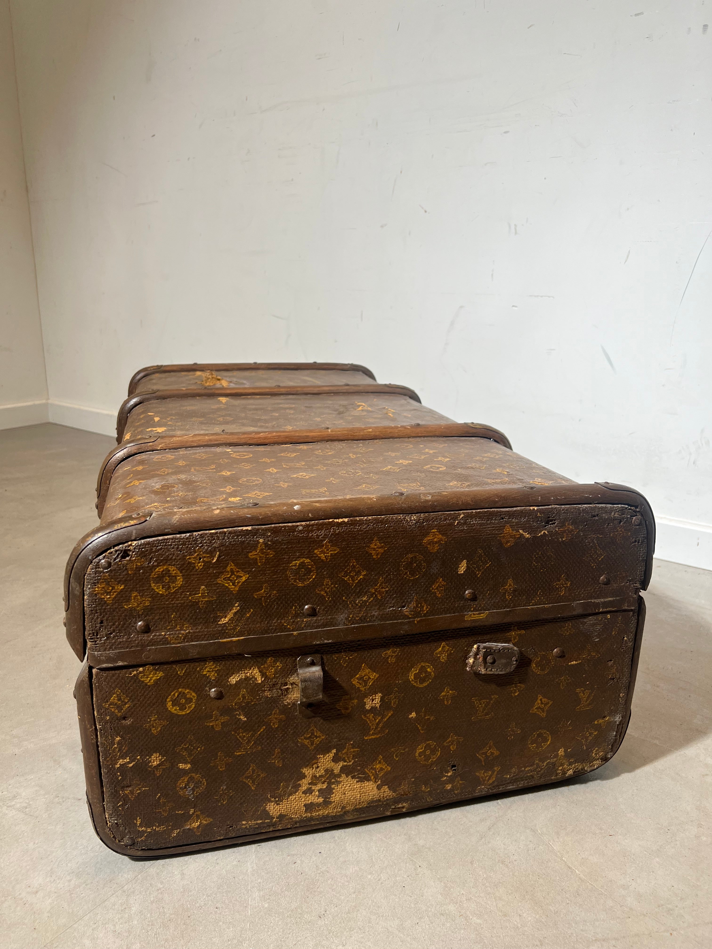 LV style Suitcase with Monogram