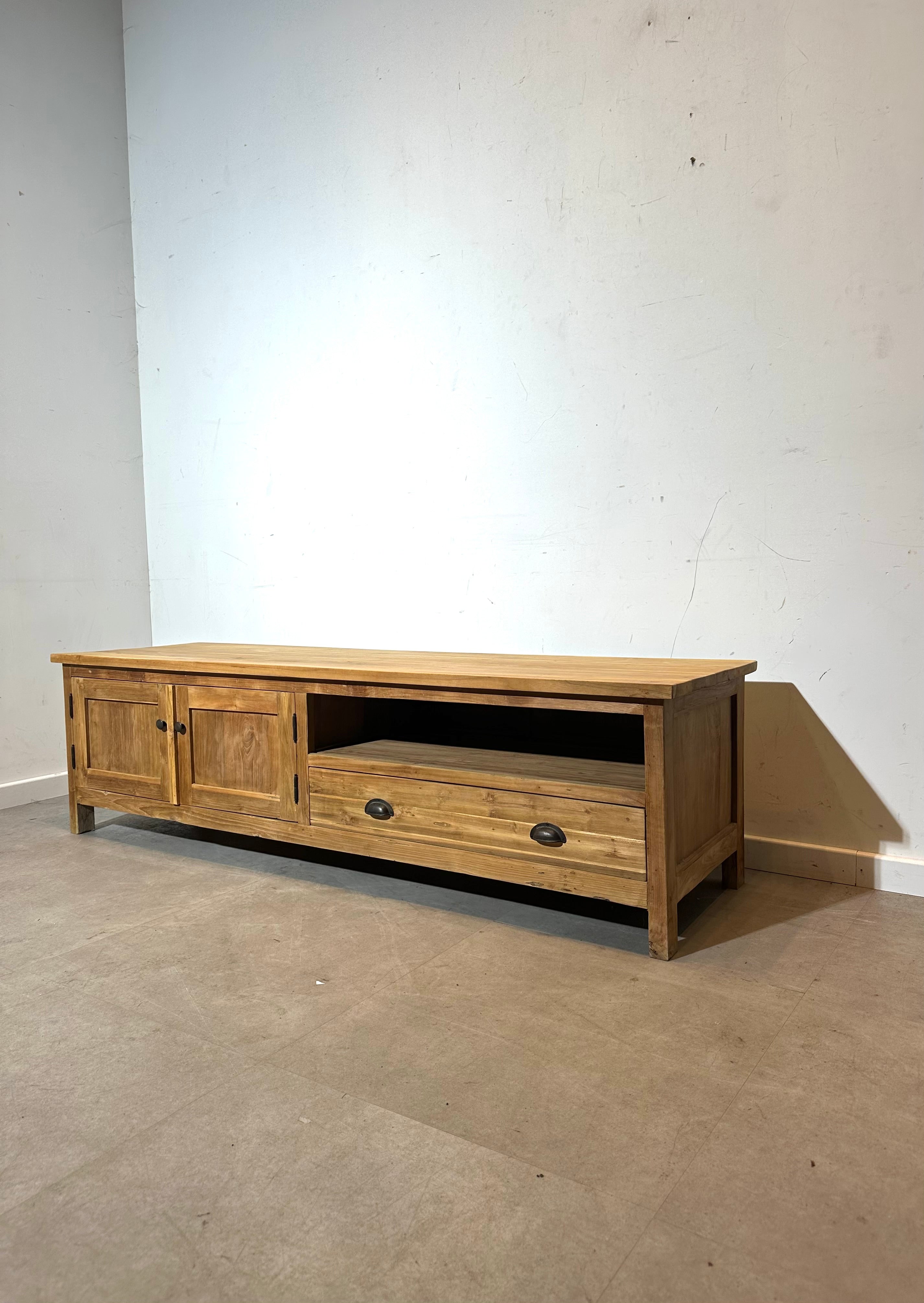 Solid Teak TV Cabinet