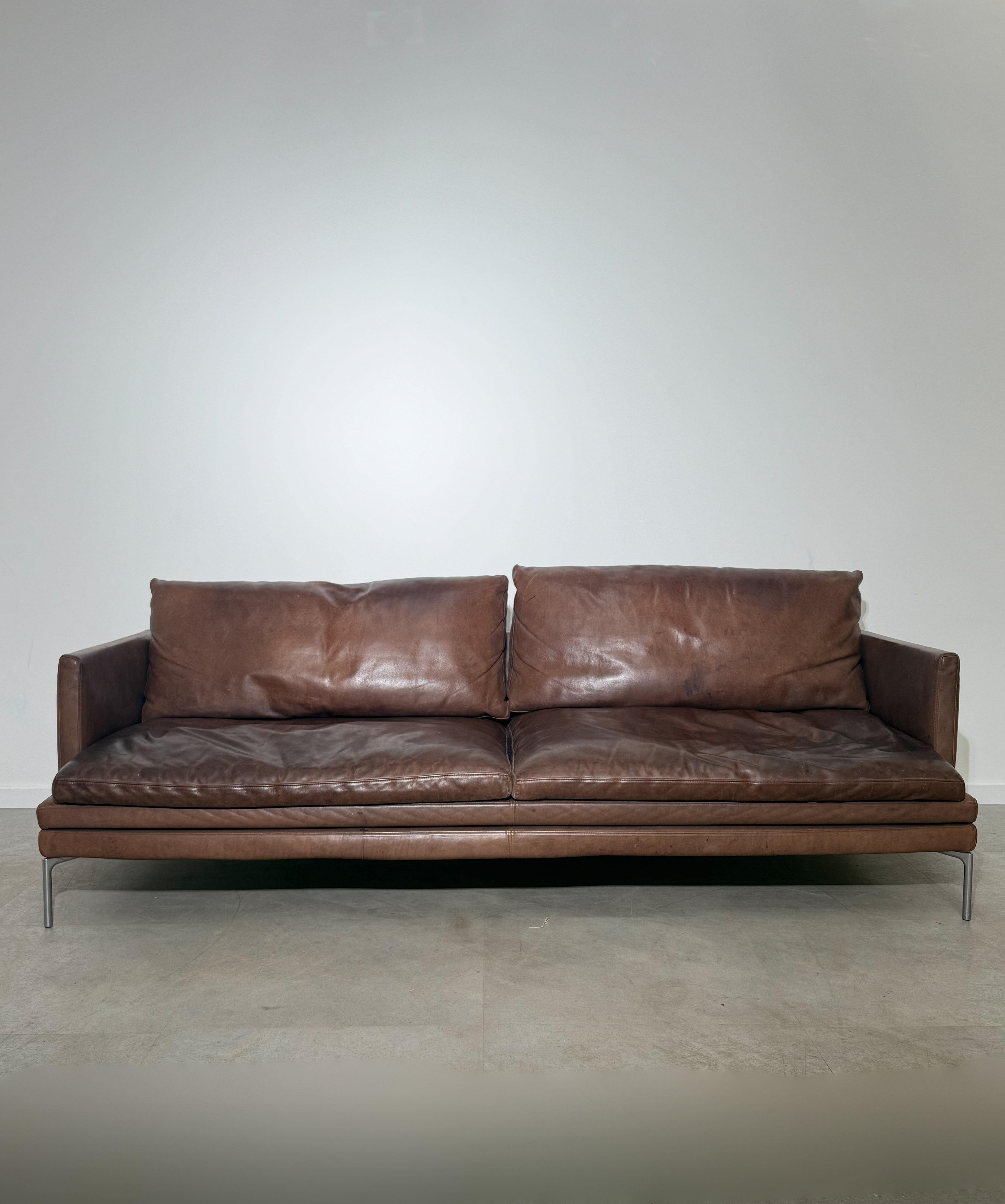 Zanotta “William” Sofa – Cognac Leather