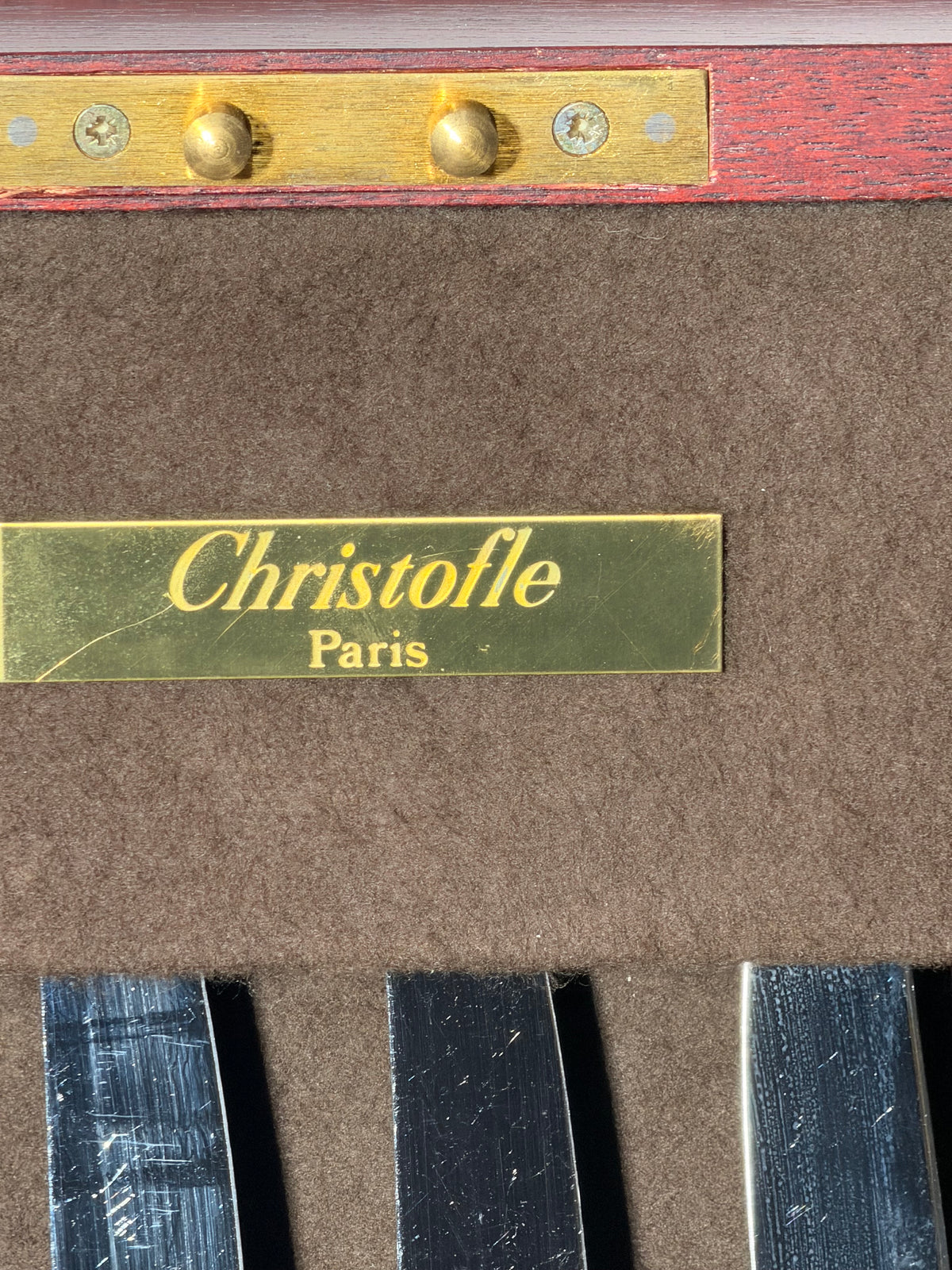 Christofle Paris Cutlery Set for 12 – 116 Pieces with Wooden Storage Chest
