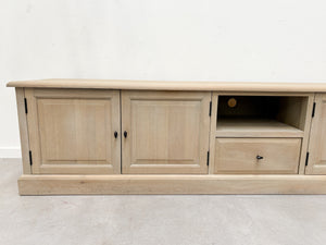 Tv Cabinet Oak White Wash Finish