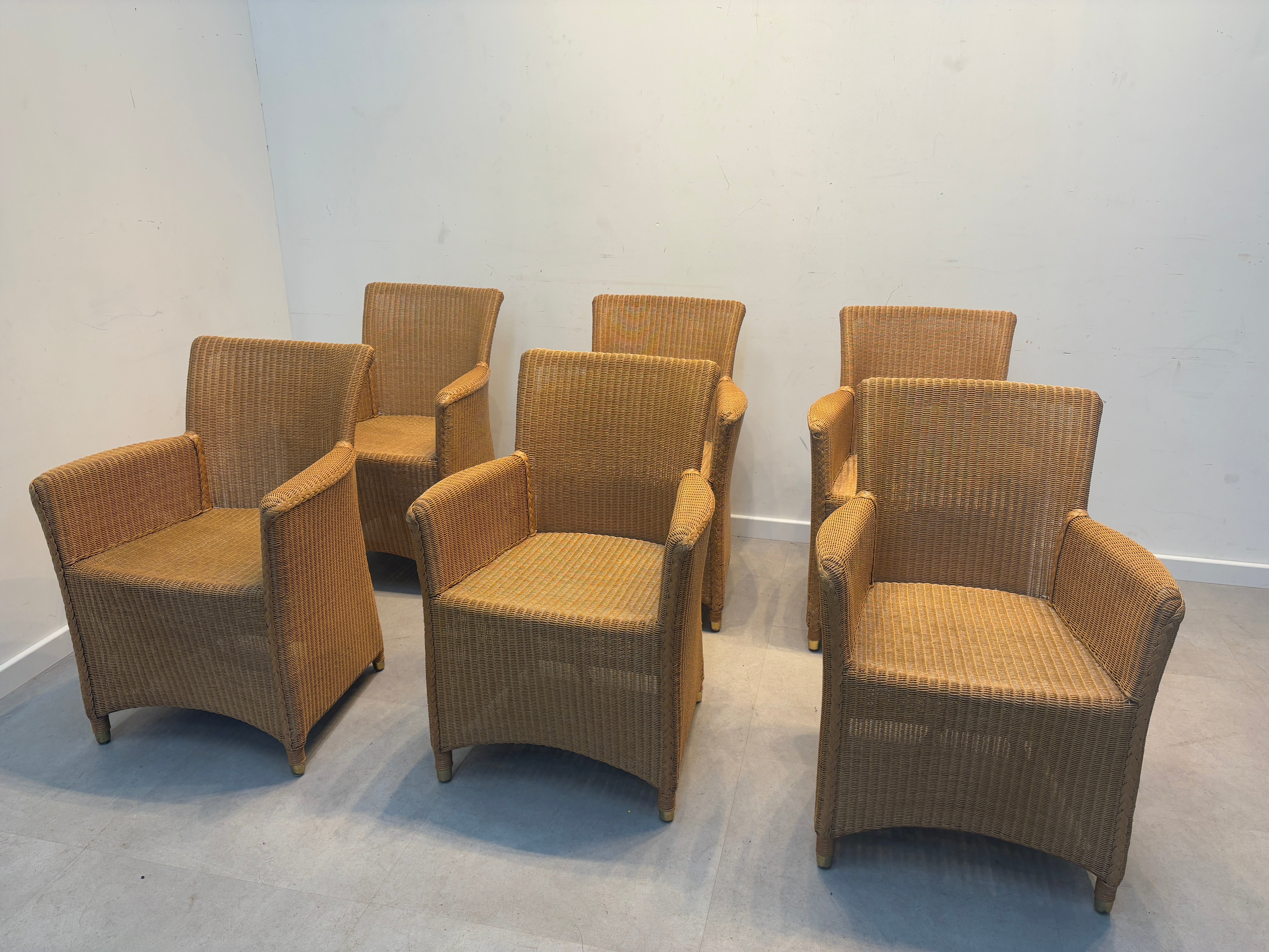 Set of 6 chairs Loyd Loom