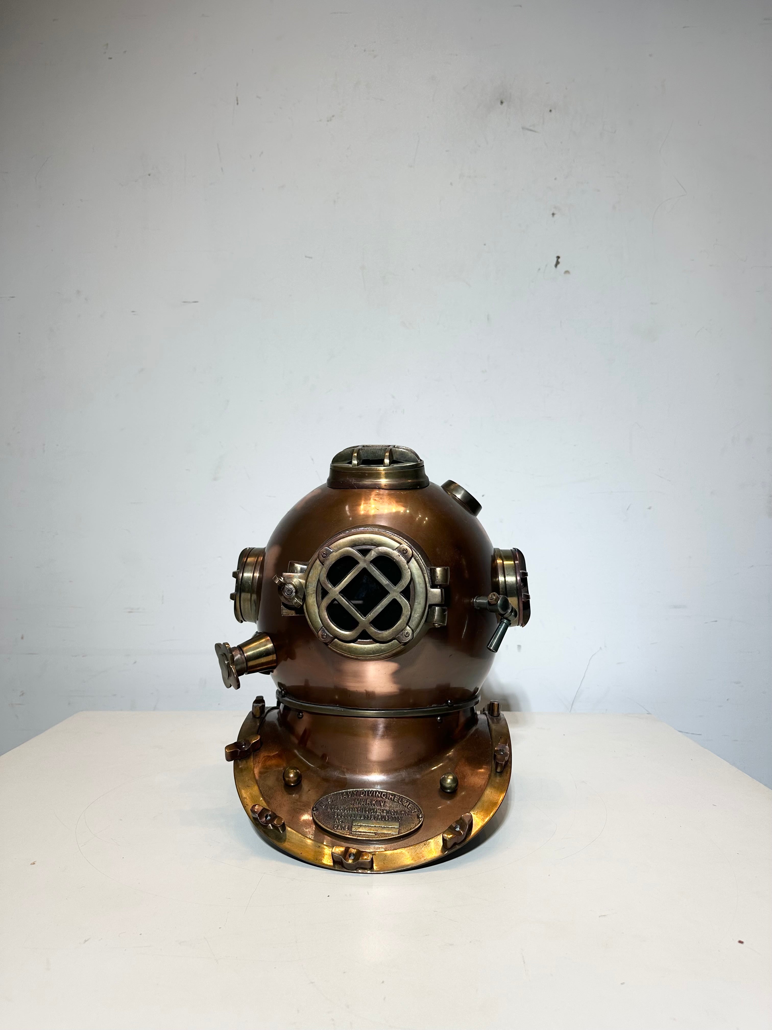 Vintage US Navy Mark V duikhelm