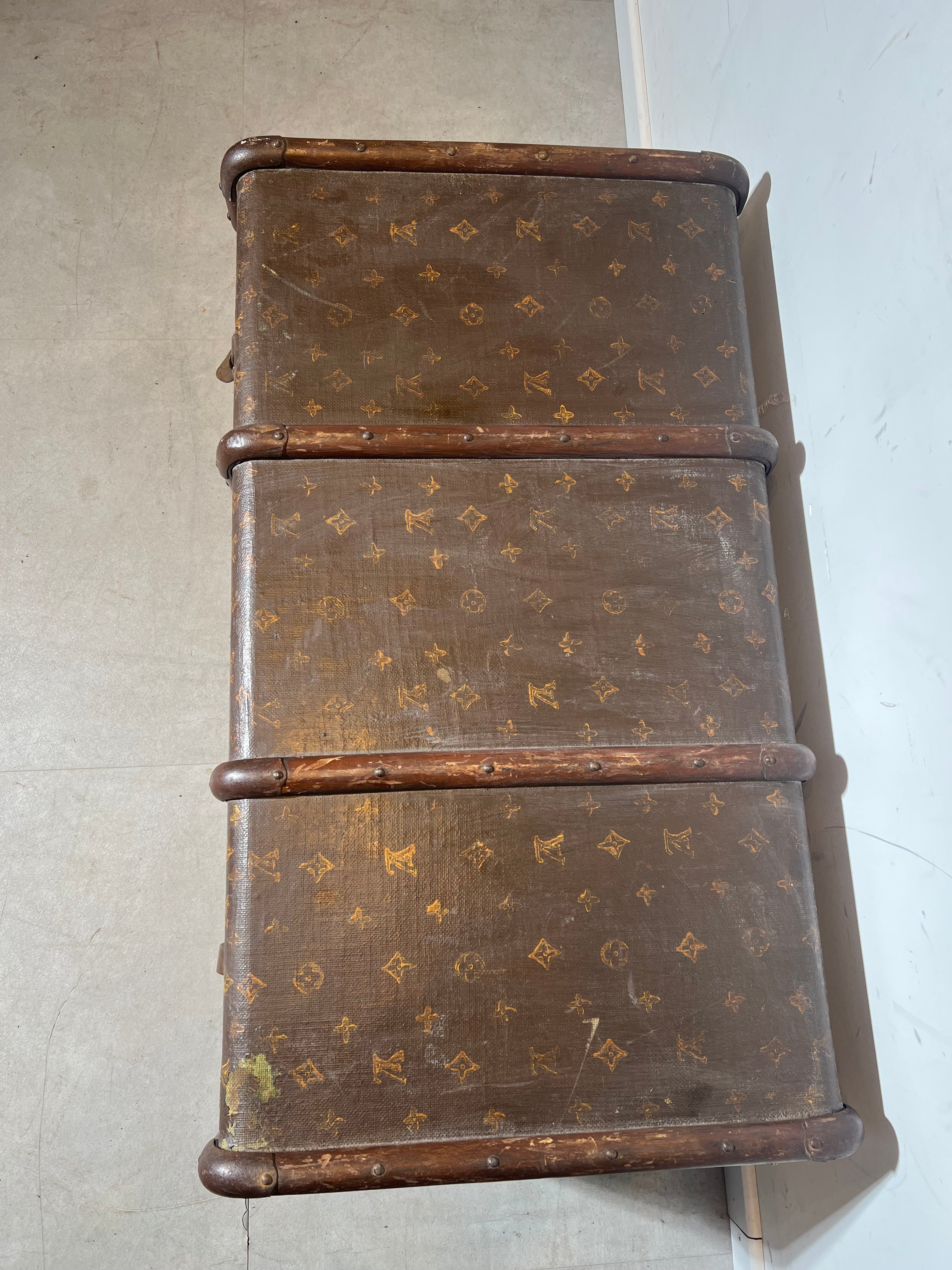 LV style Suitcase with Monogram