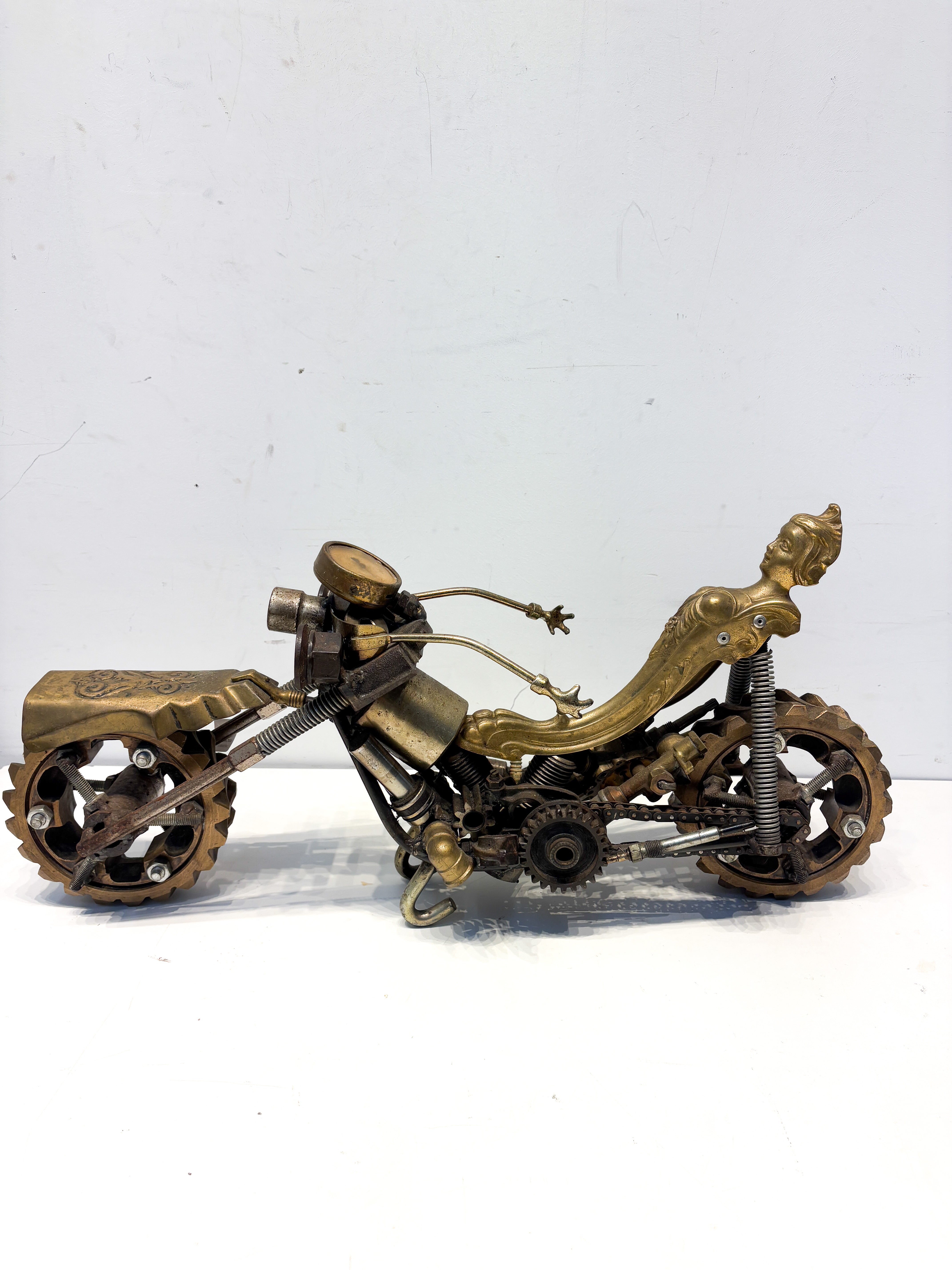 Motorfiets metaalkunst