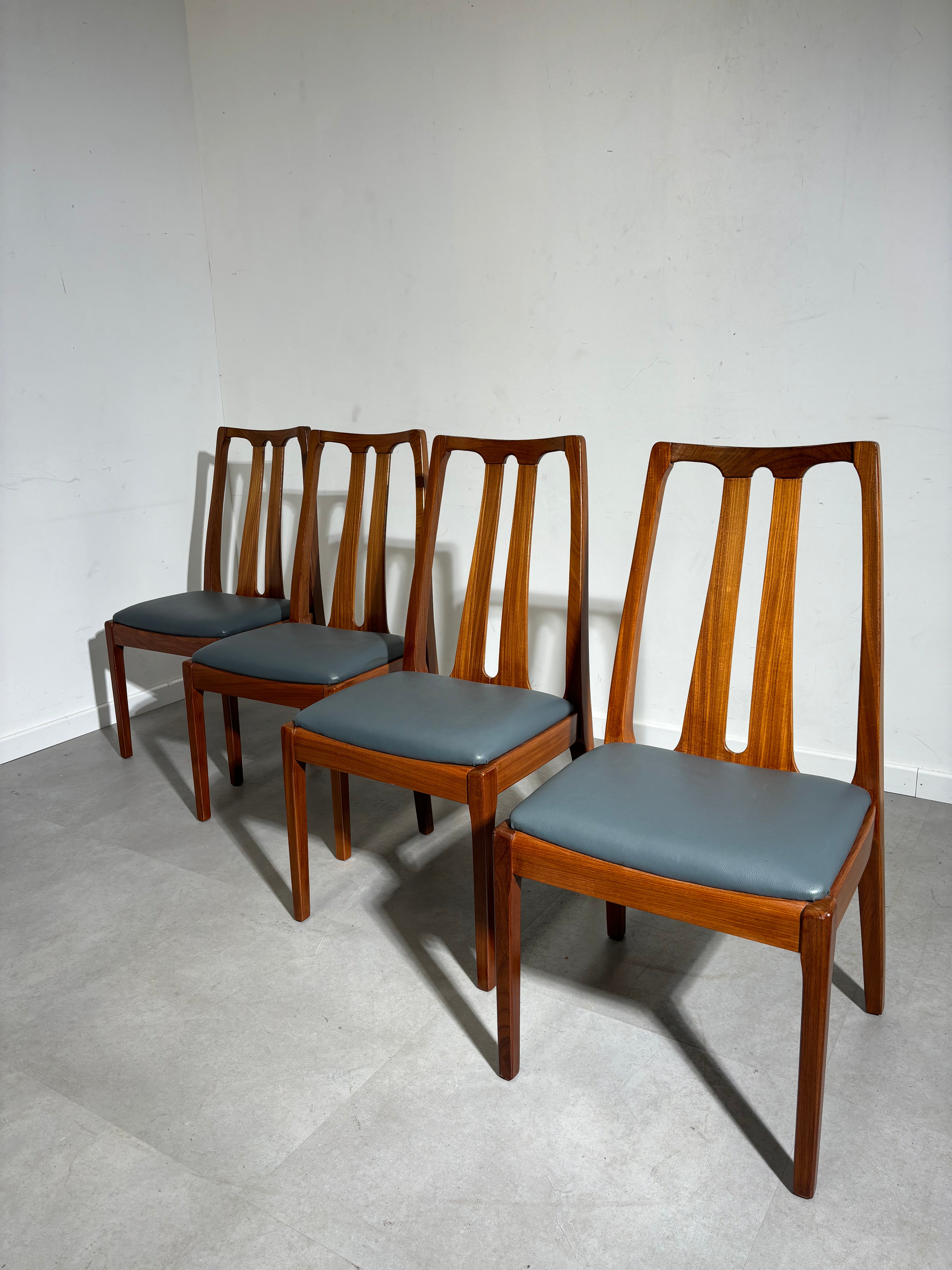 Set of four “Nathan” Dining chairs