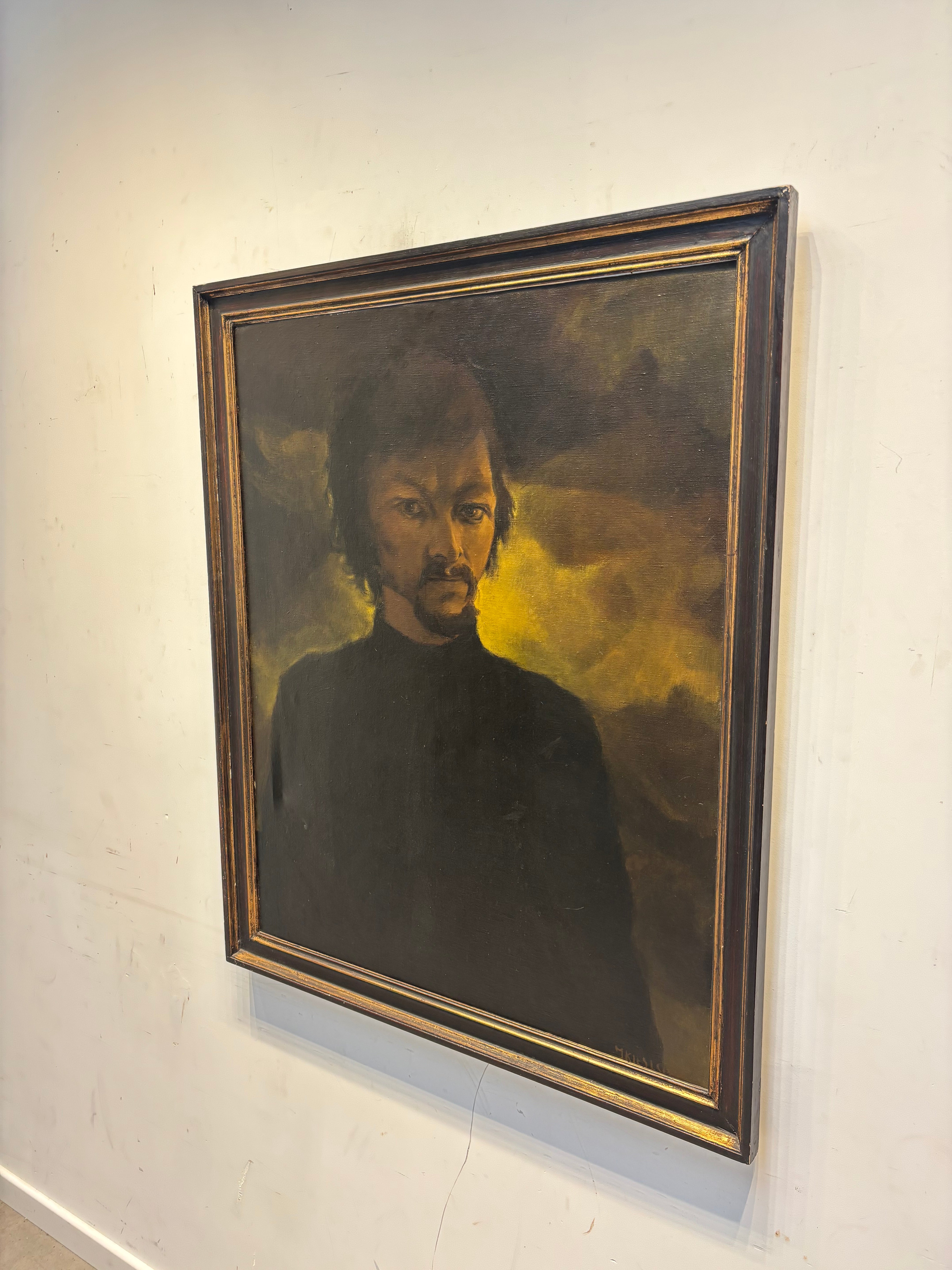 Hans Kitslaar - Potrait - Huile sur toile