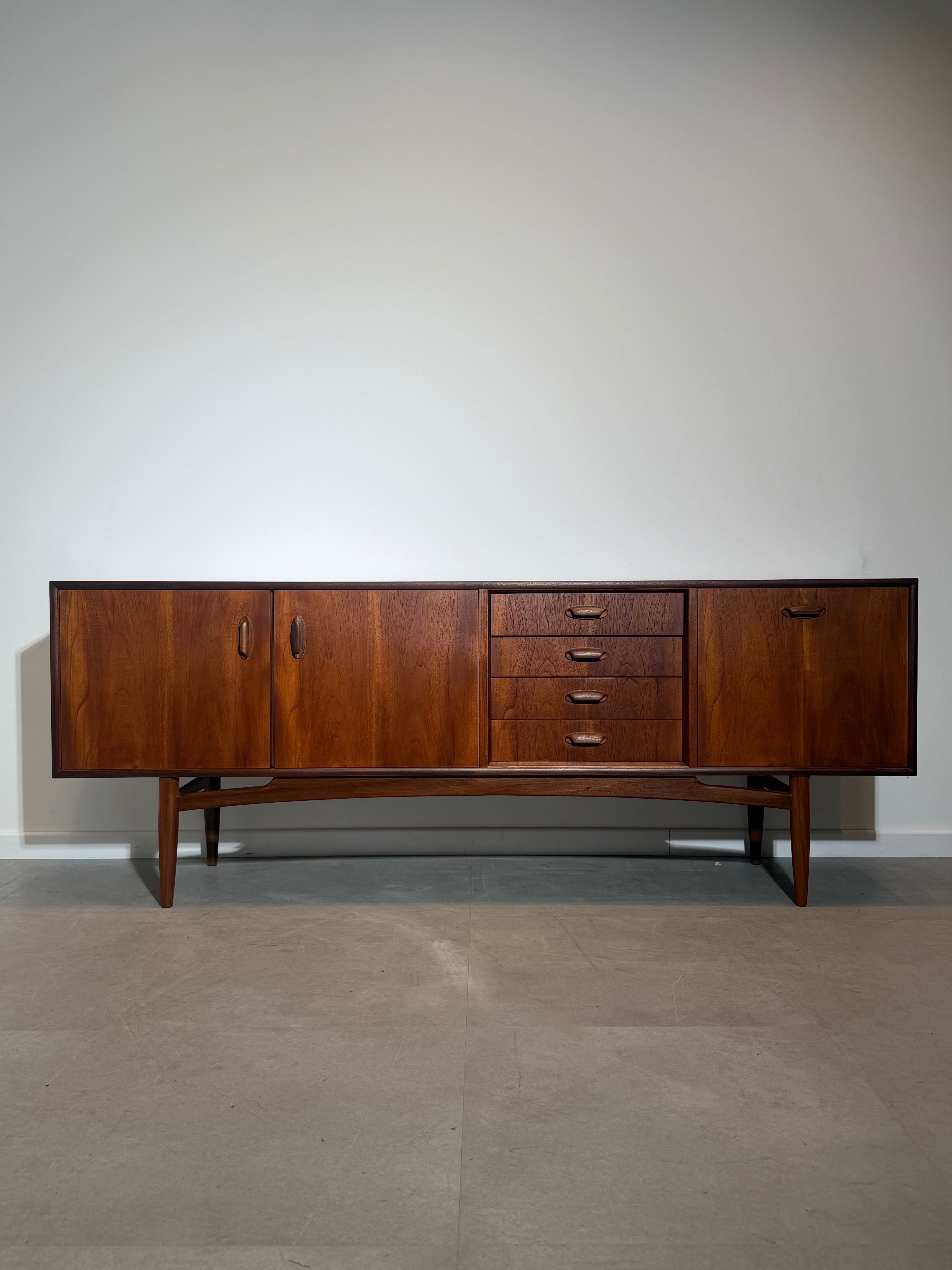 G-Plan “Brasilia” Sideboard by Victor Wilkins – Mid-Century Modern Teak Sideboard