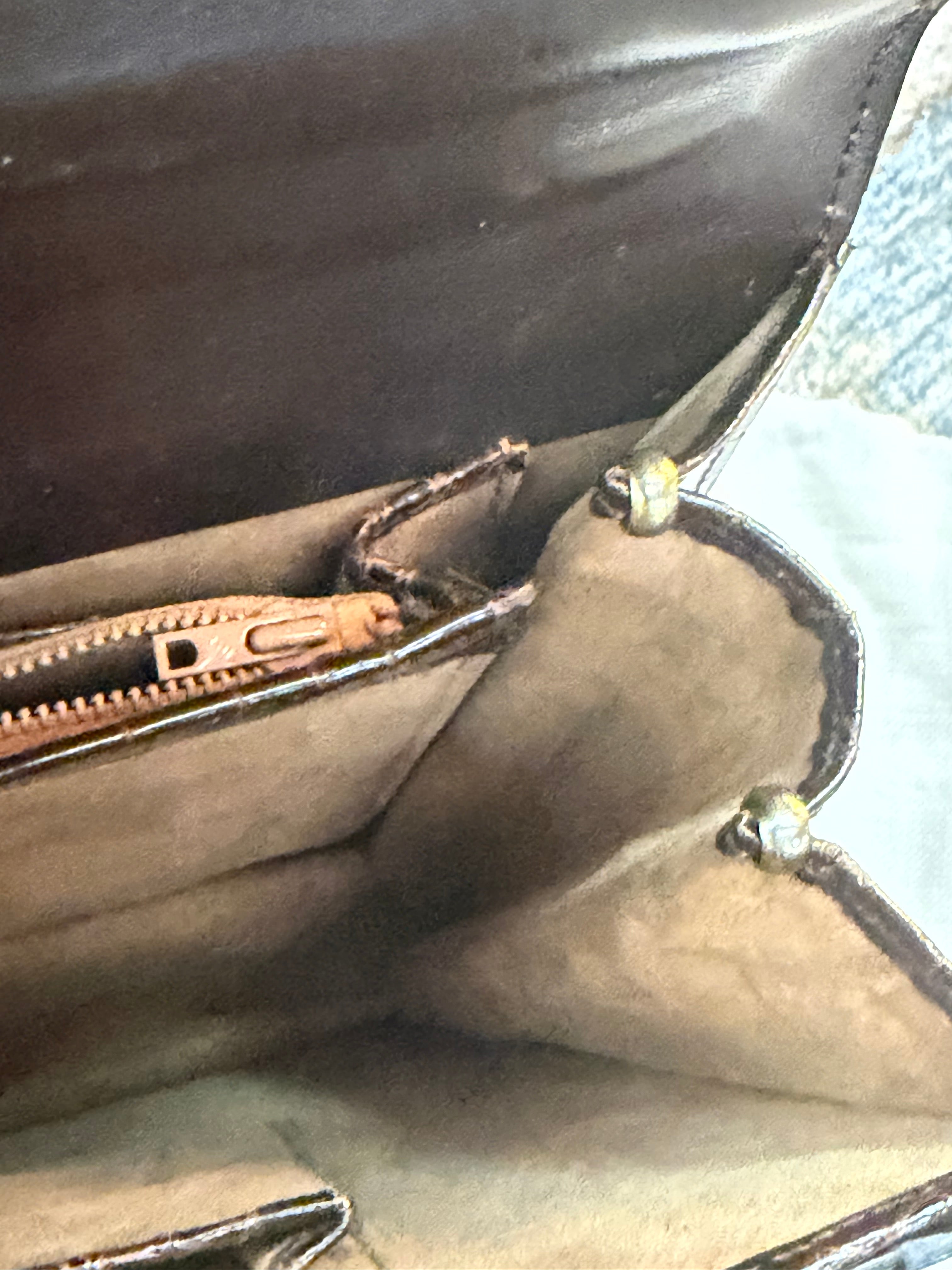 Delvaux Vintage Crocodile Leather Handbag – 1970s