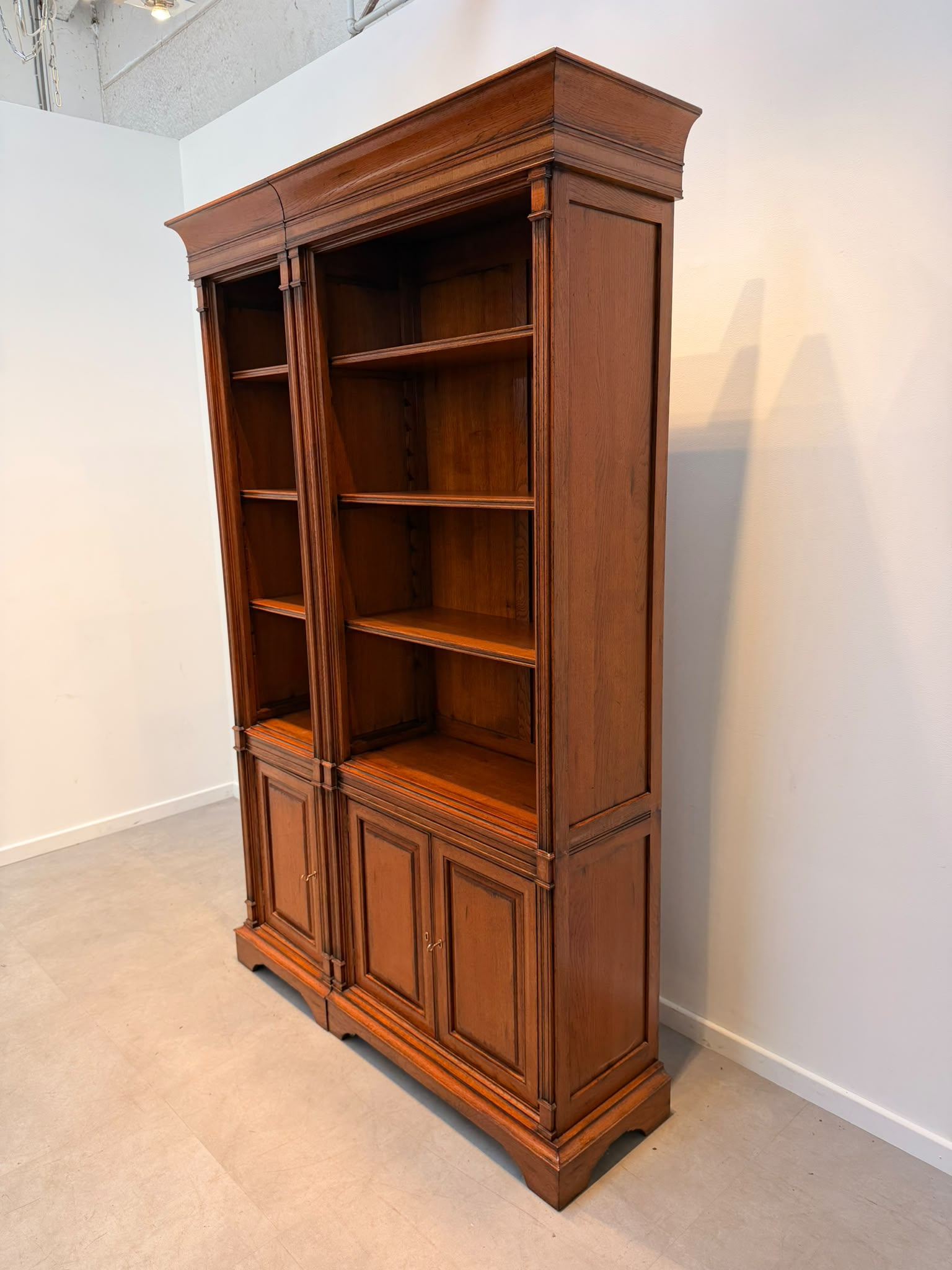 Open Bookcase Cabinet “Antique Collection” - Cherrywood