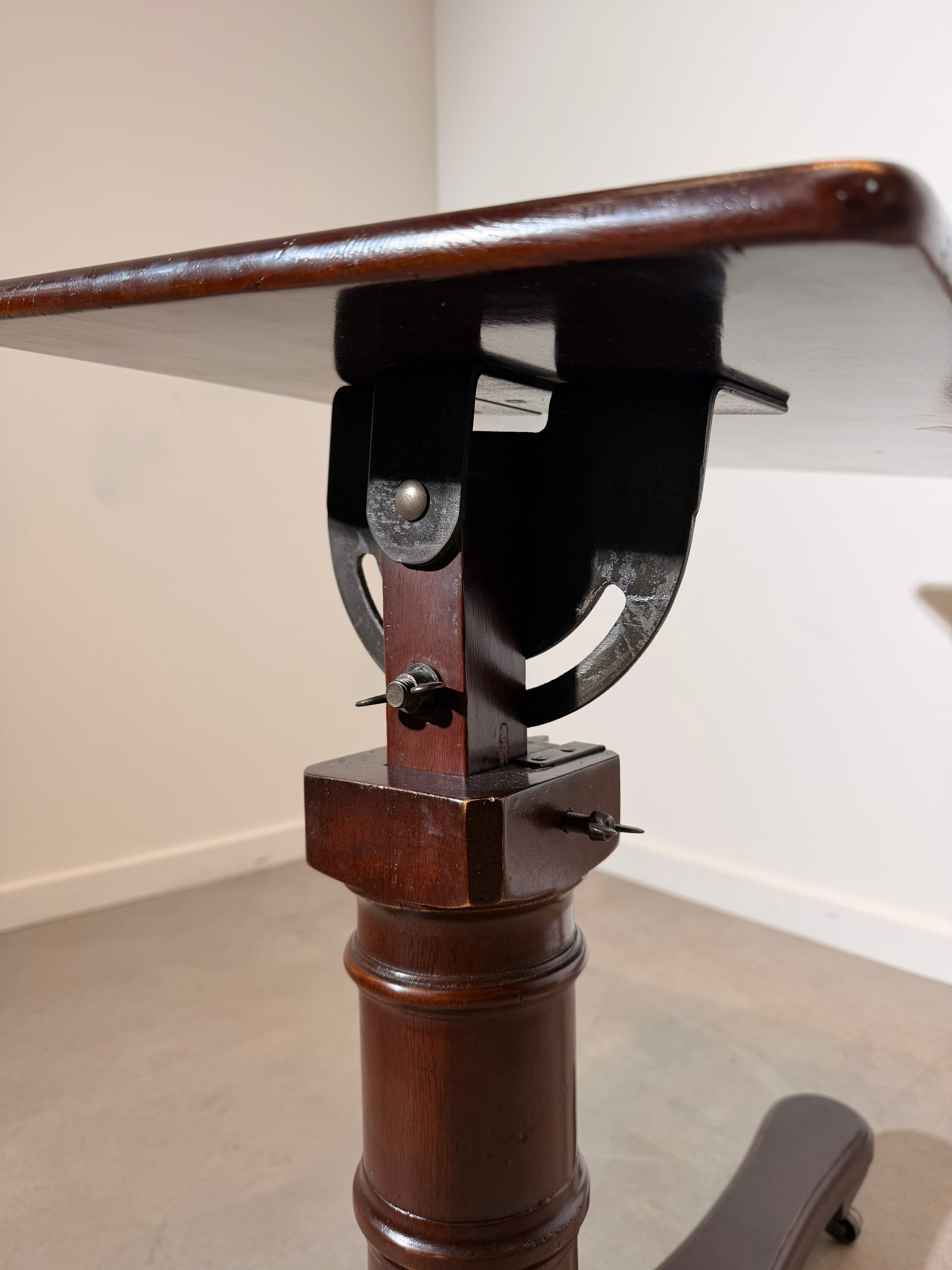 Antique Adjustable Reading Table