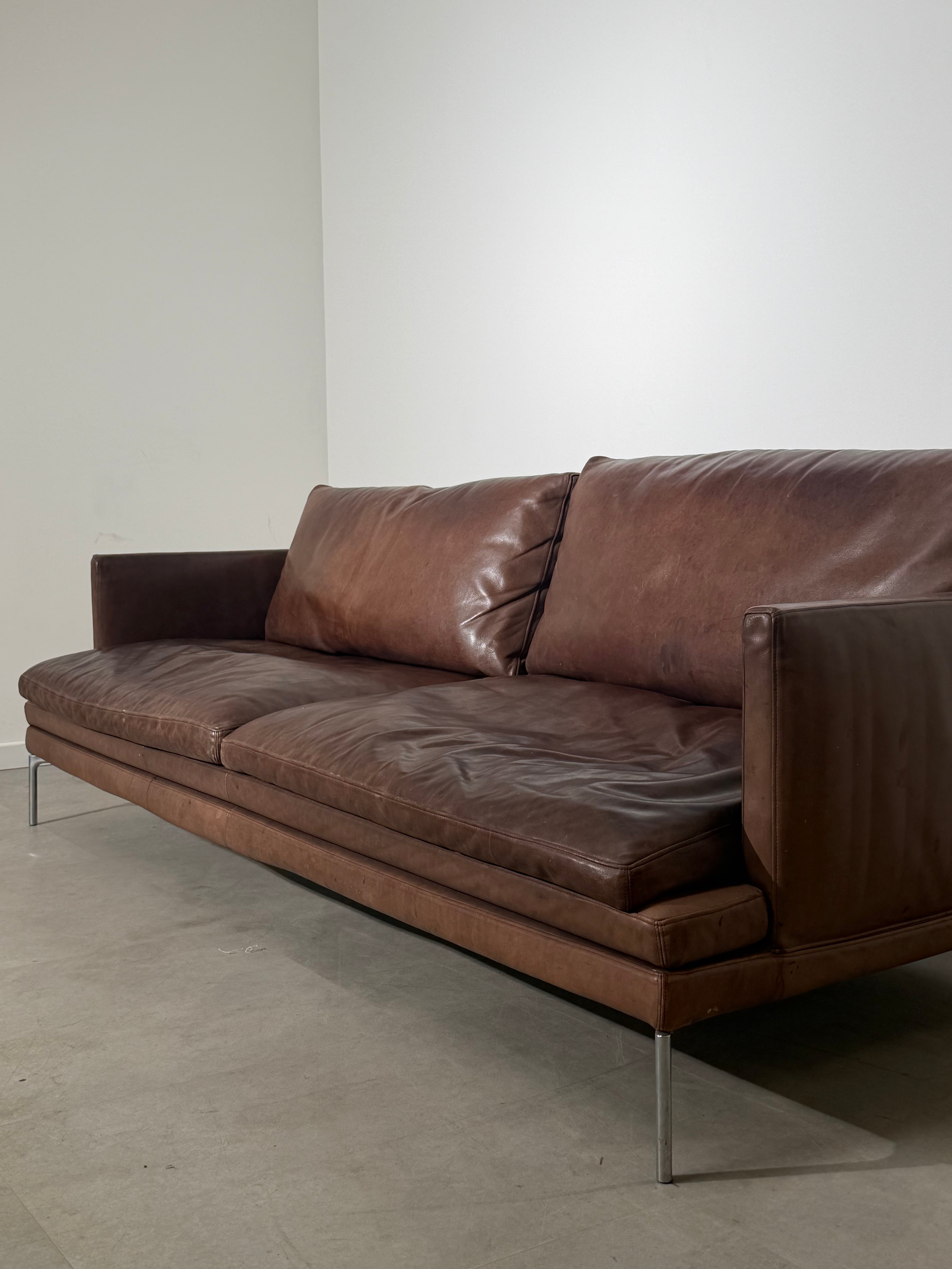 Zanotta “William” Sofa – Cognac Leather