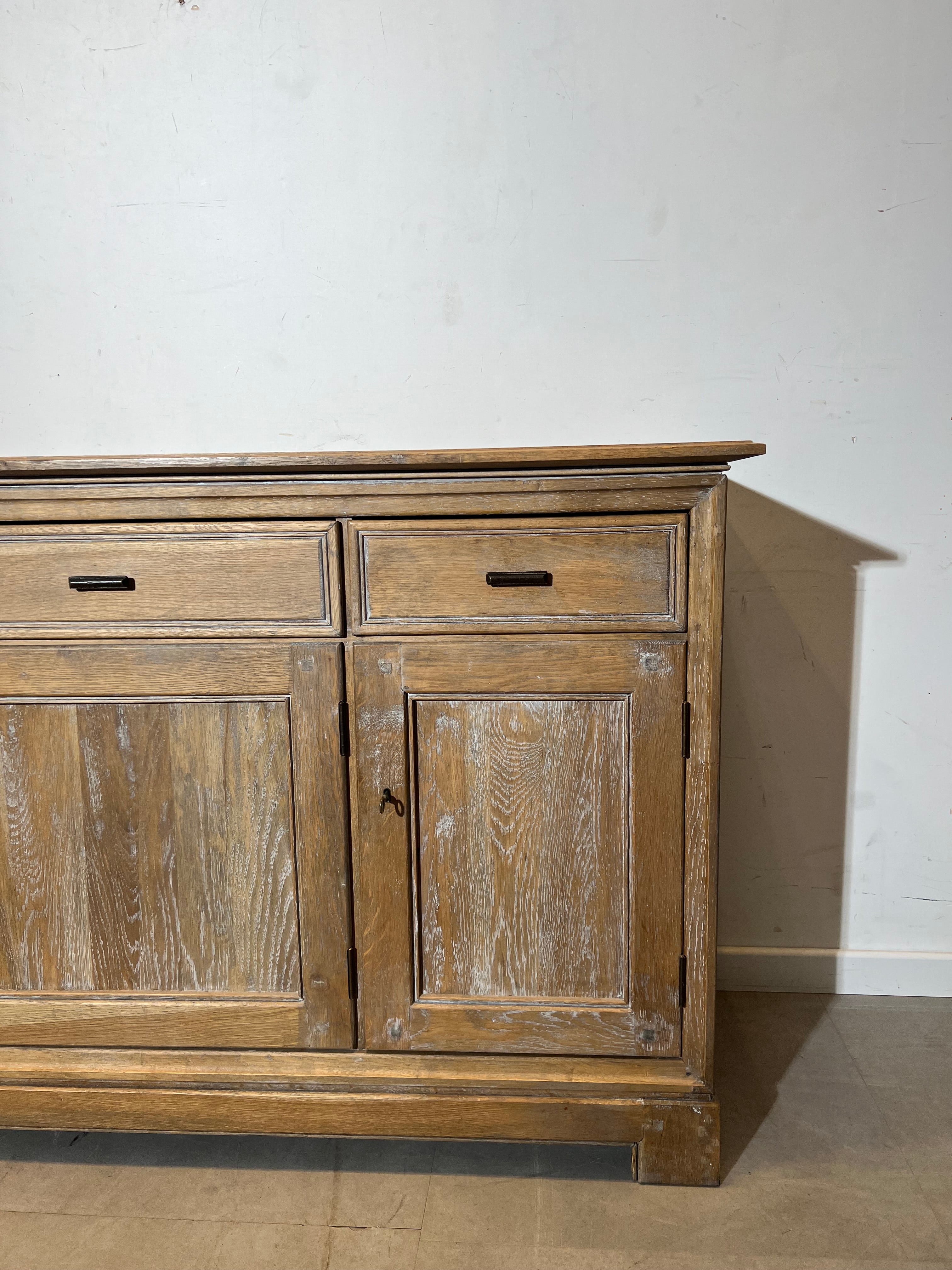 Large Rustic Oak Sideboard