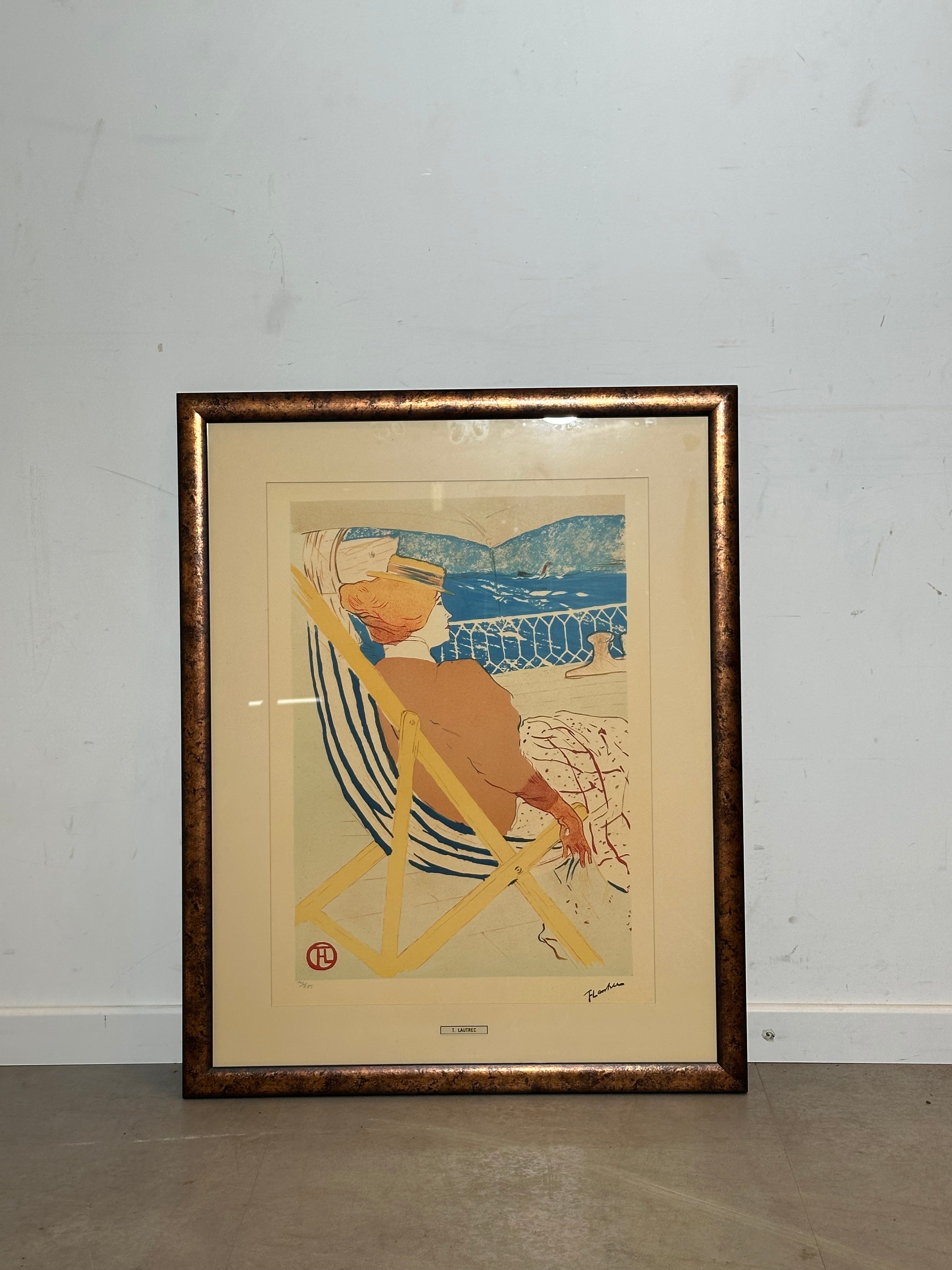 Henri de Toulouse-Lautrec – Lithographie encadrée