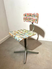 Vintage Comic Print Stool