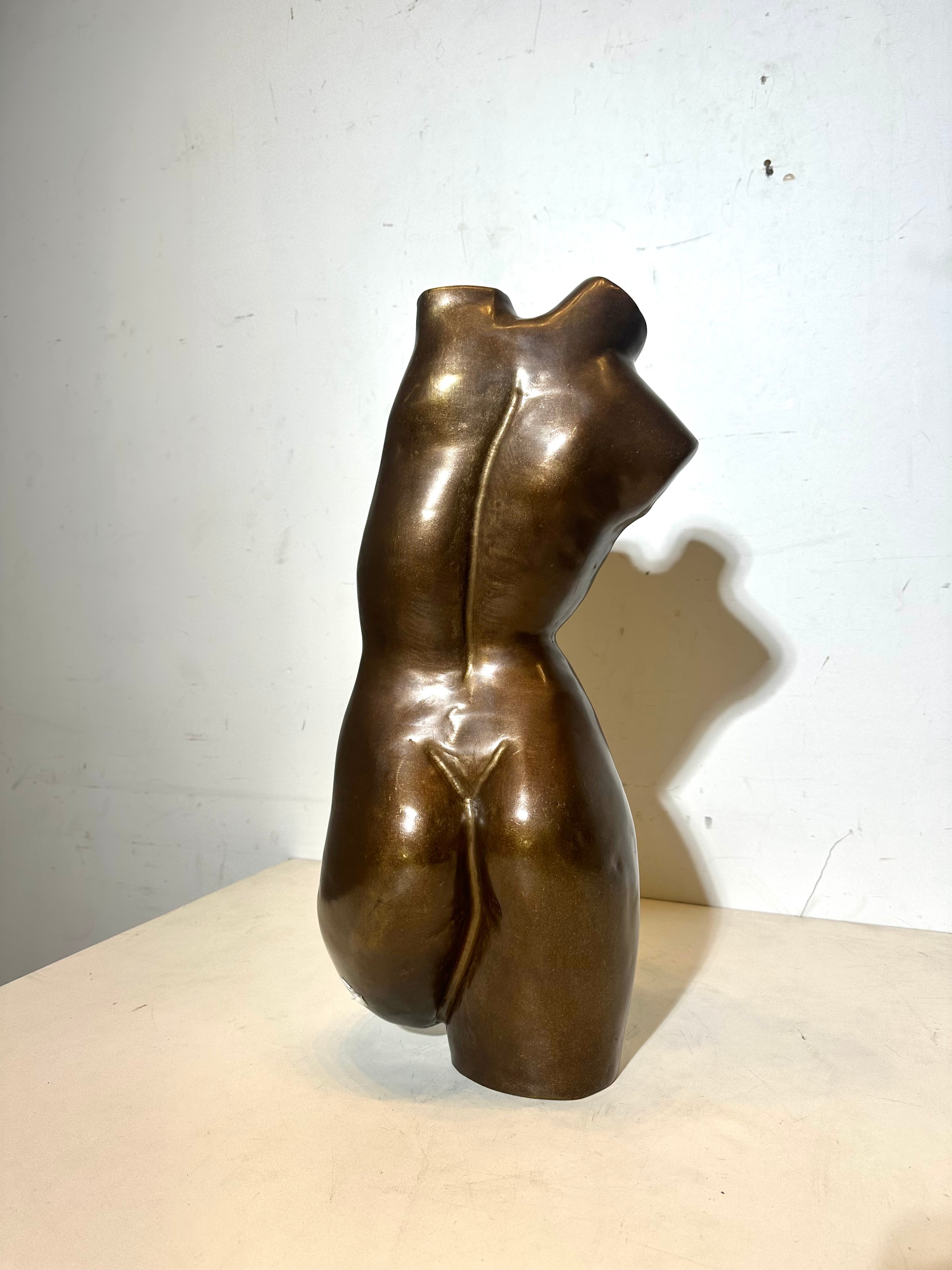 Bronze Female Torso Sculpture
