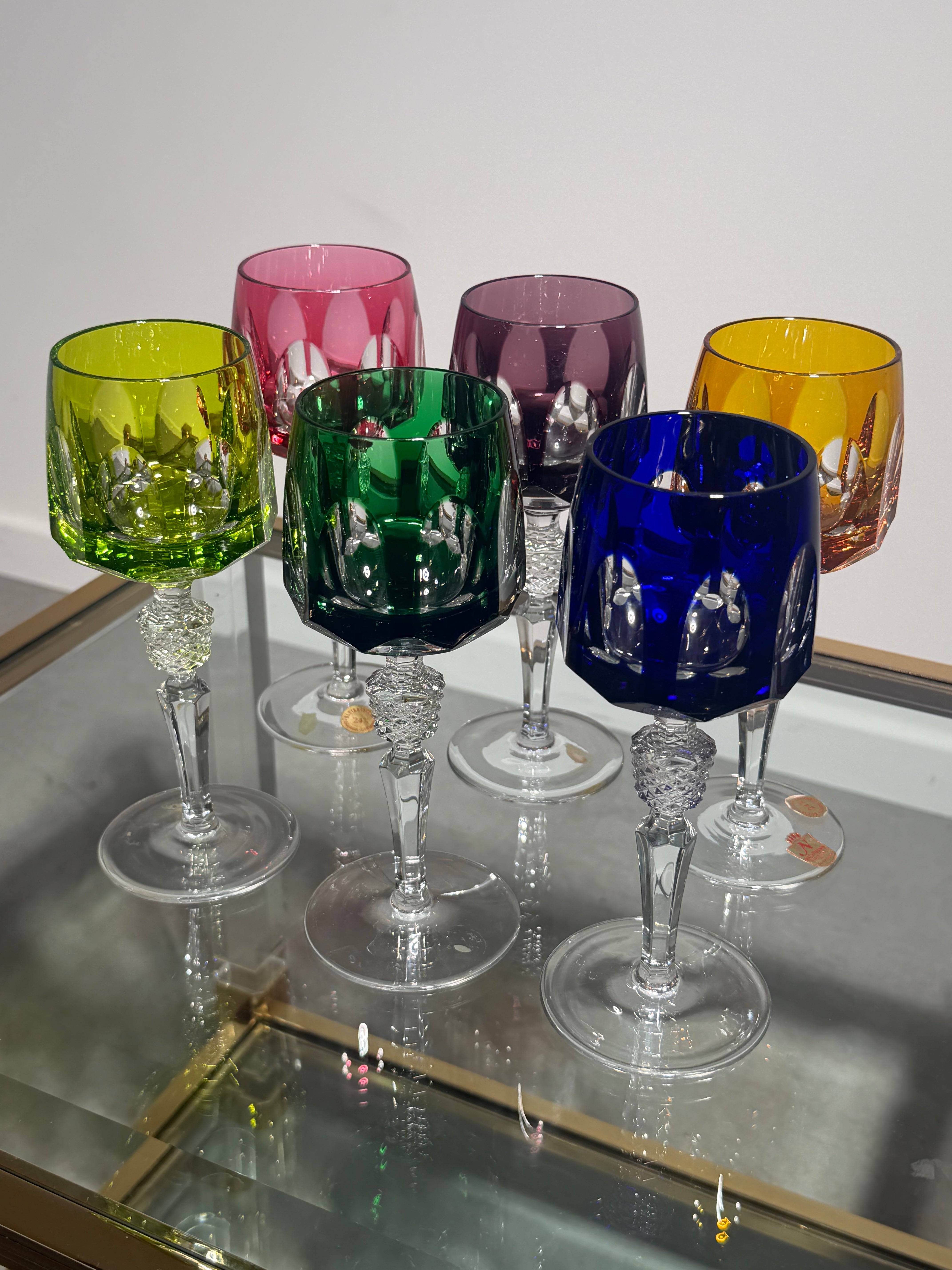 Nachtmann “Bernard” Crystal Wine Glasses – Set of 6 Multicolour