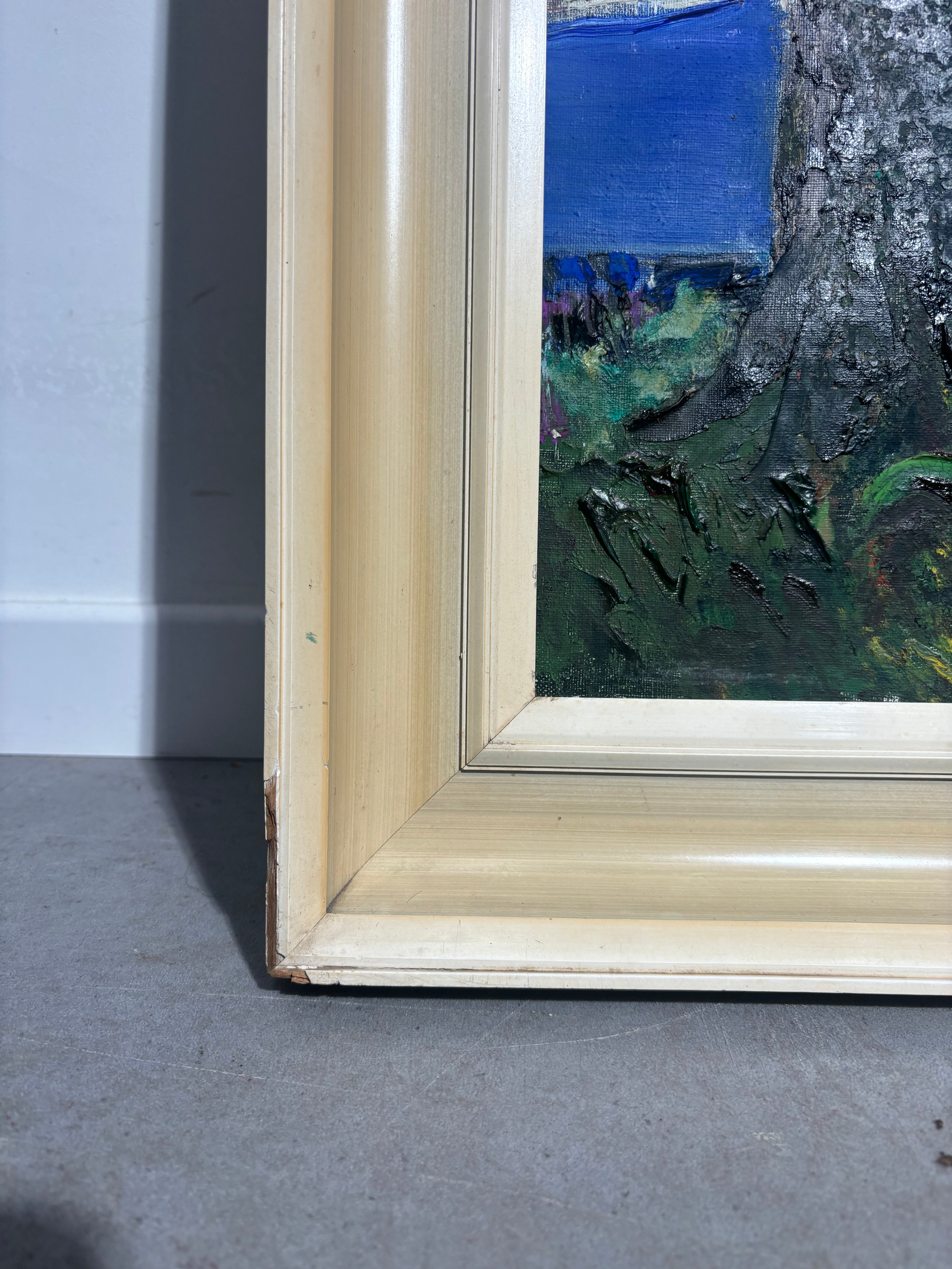 Olieverf op doek - “De Drie Wilgen” van Gaston Theunynck