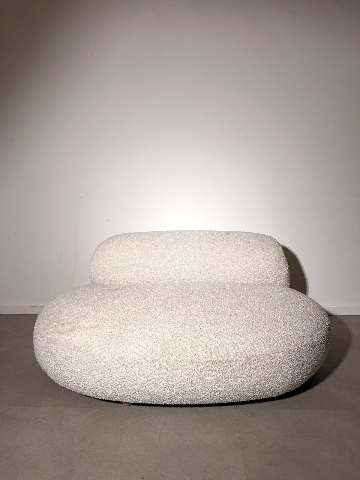 Organic Bouclé Loveseat