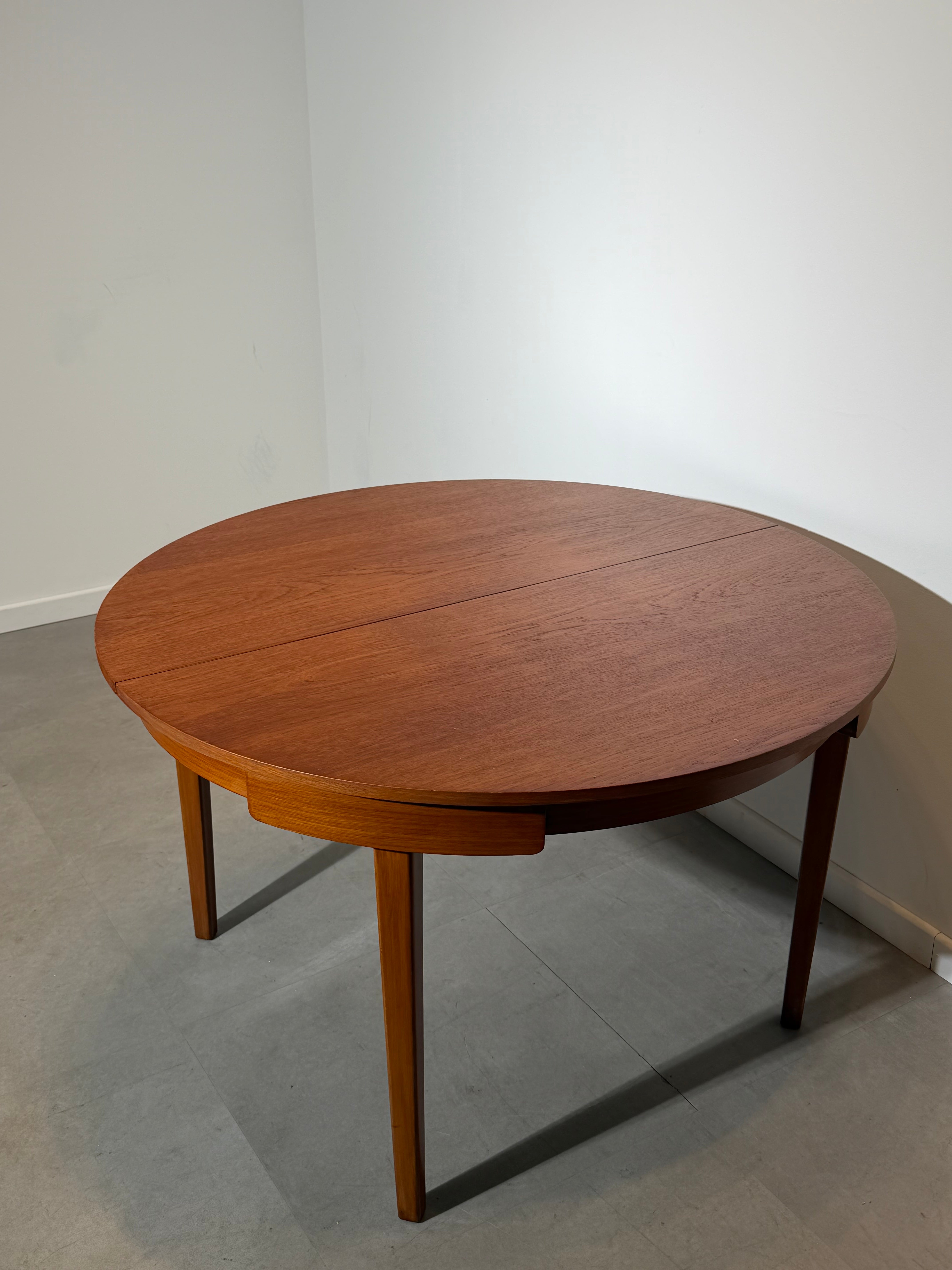 G-Plan Round Extendable Dining Table in Teak