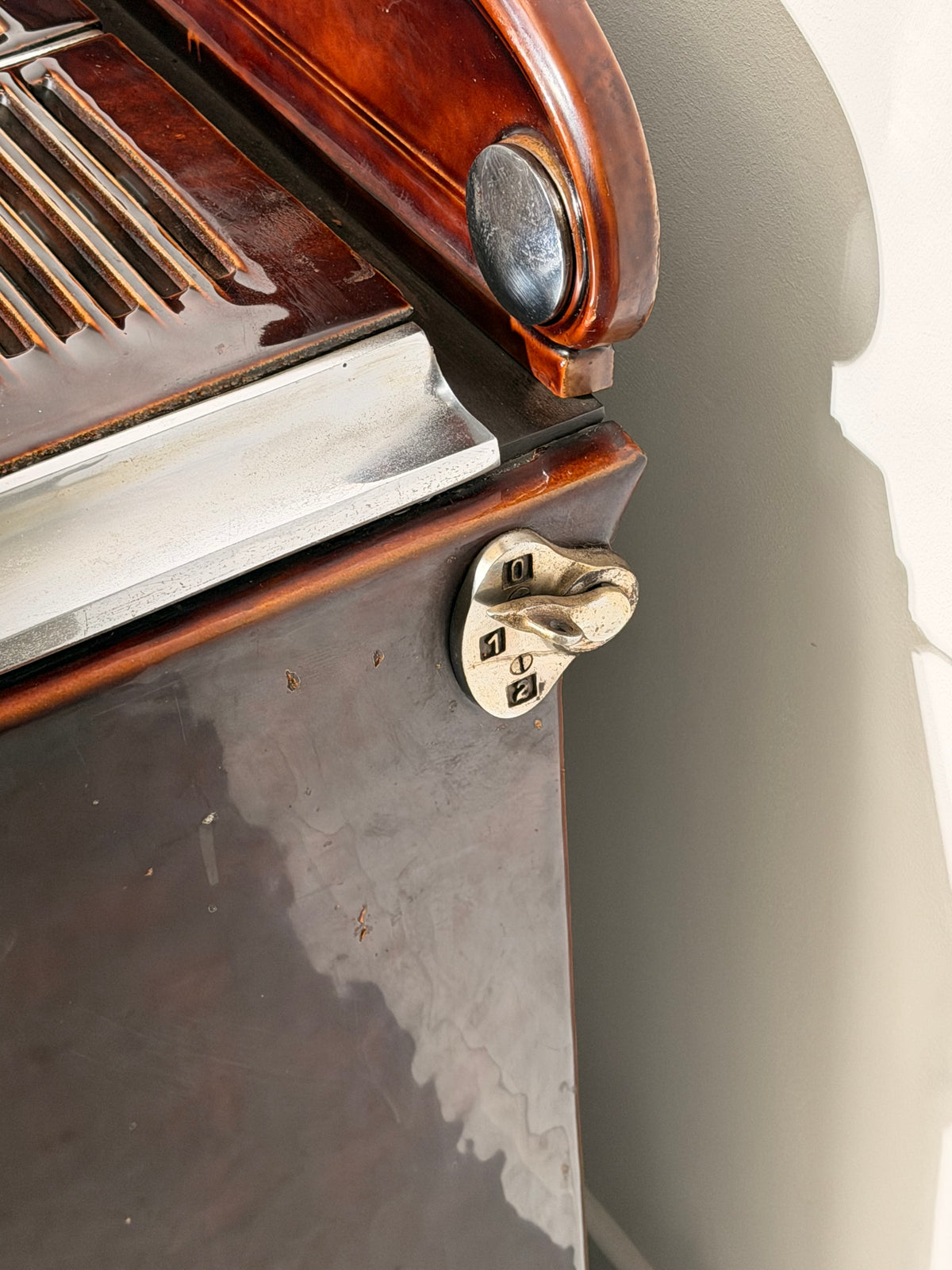 Fobrux 4839 Art Deco Enamel & Chrome Stove / Cooker