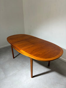 Vintage Nathan extendable dining table