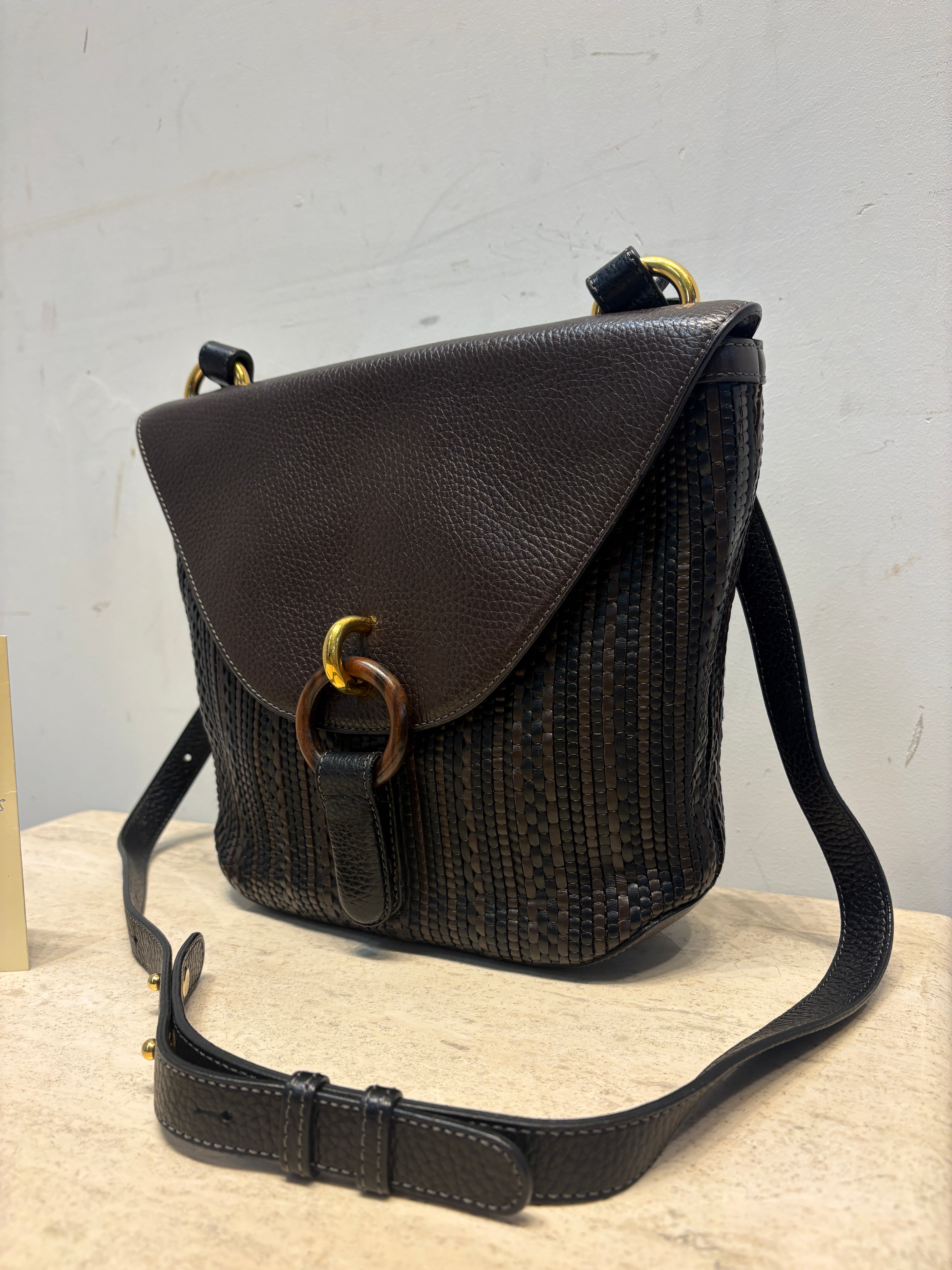 Delvaux Primeur Toile de Cuire