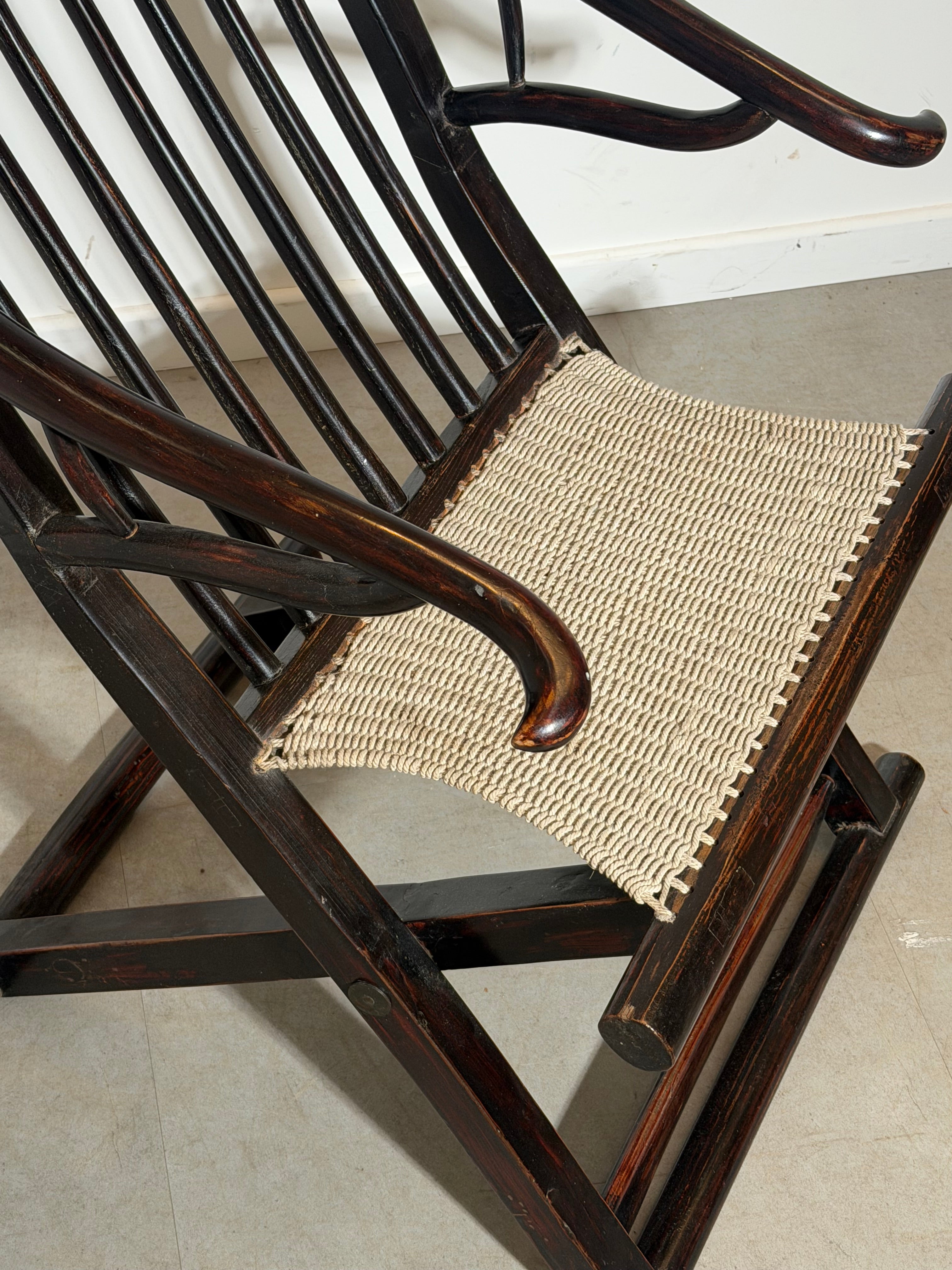 Qing Dynasty Chinese Folding Chair – Fujian, China