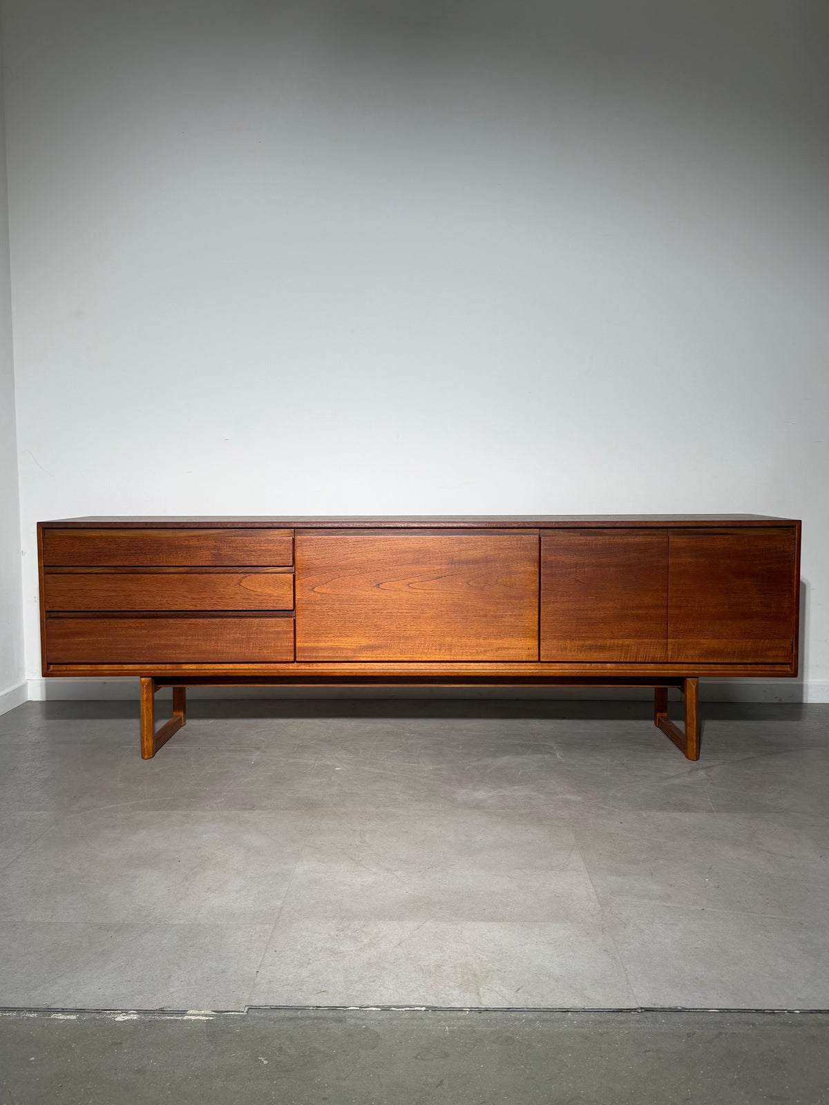 White & Newton Teak Sideboard – British Mid-Century Modern