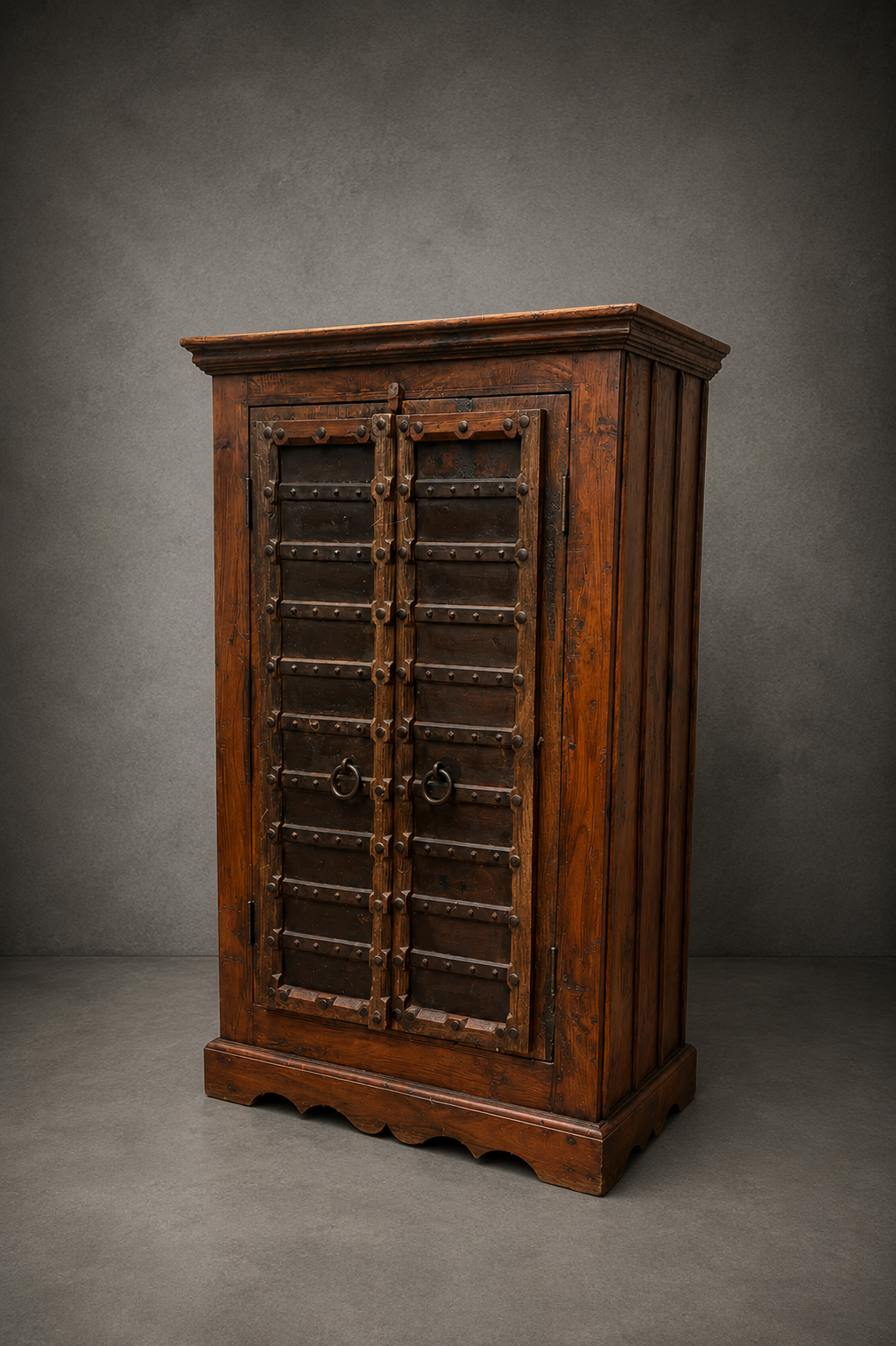 Antique Indian Solid Wood Cabinet