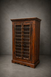 Antique Indian Solid Wood Cabinet