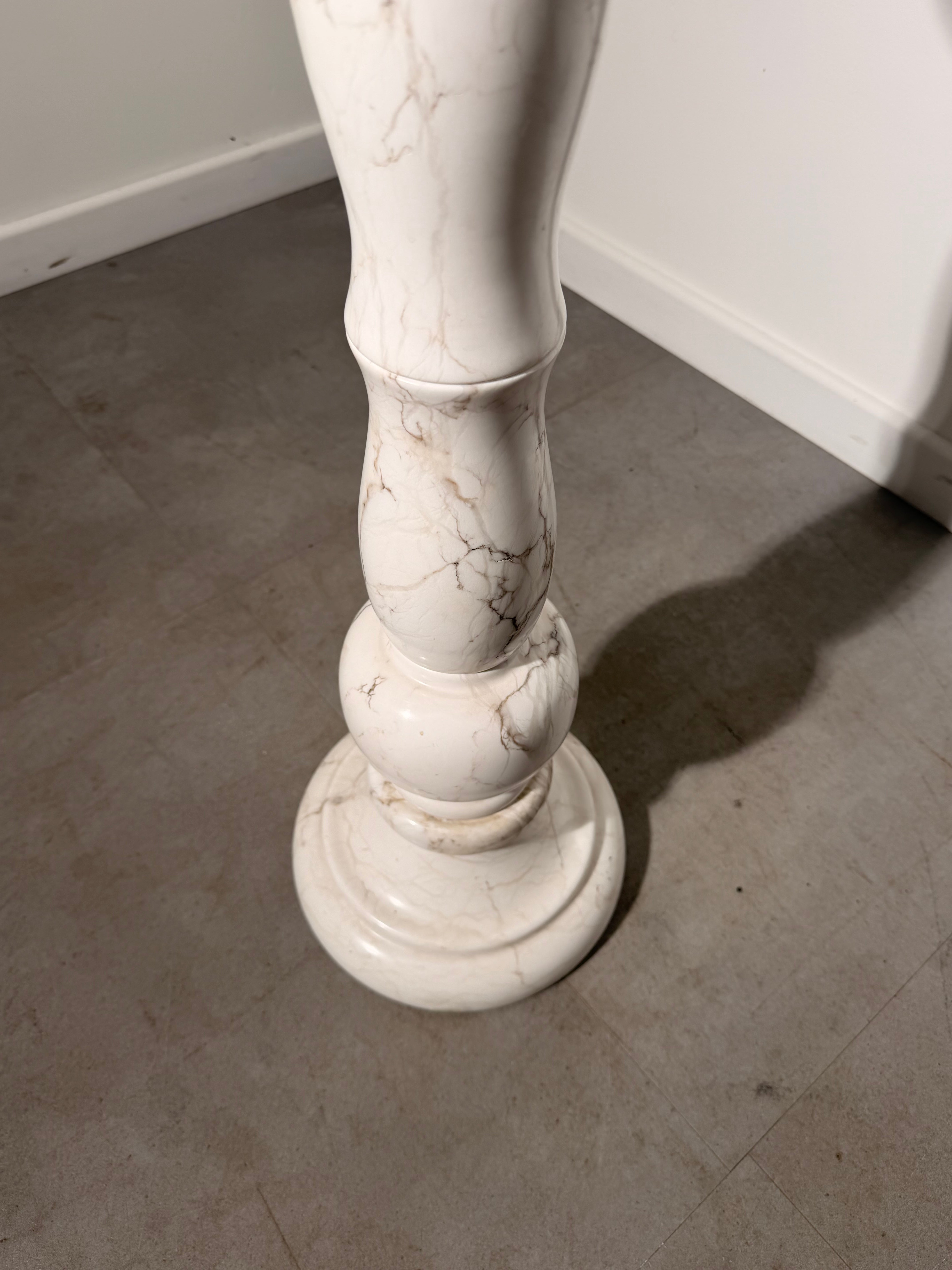 Antique Marble Pedestal Column Stand