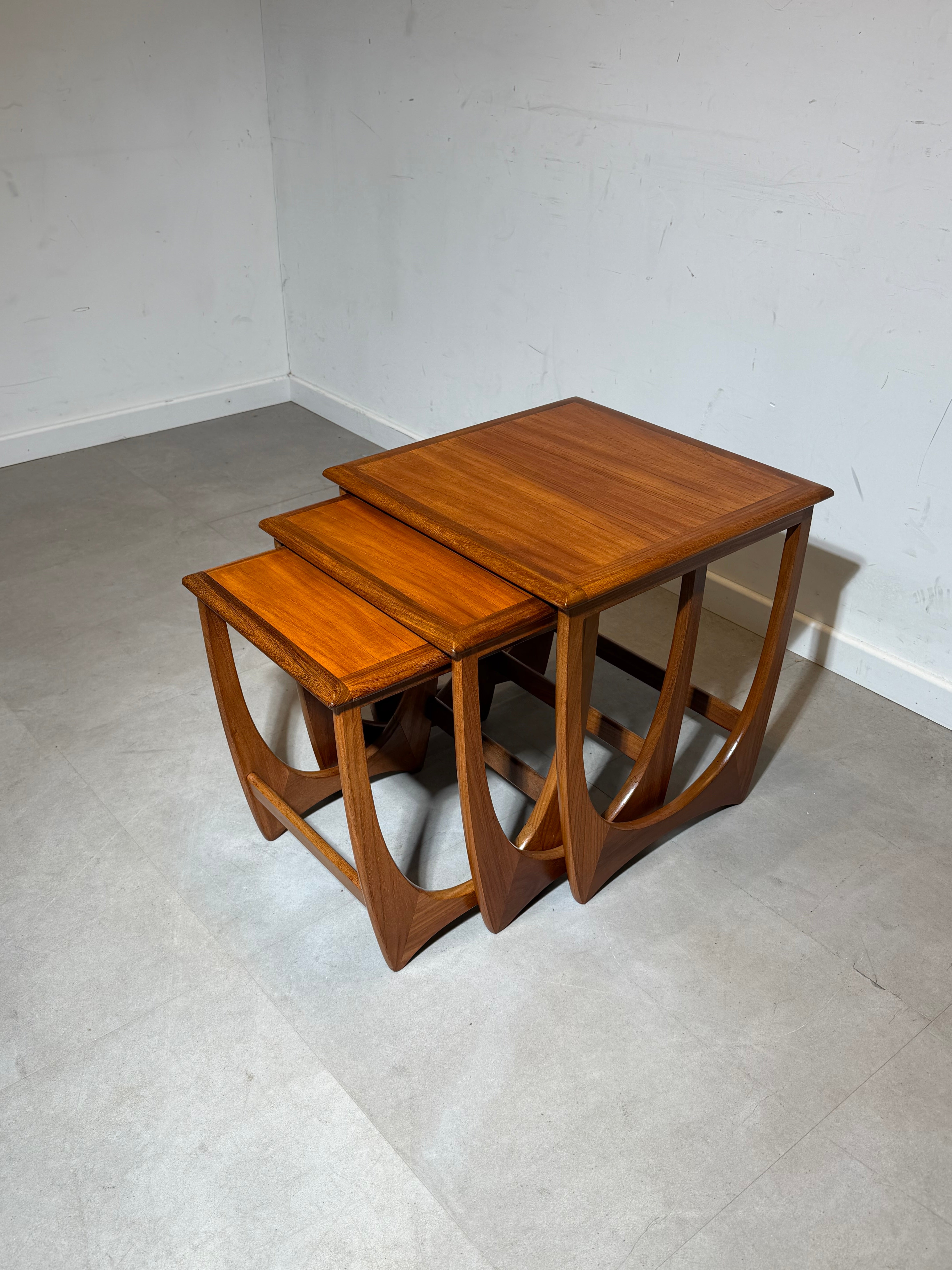 G-Plan Astro Nest of Tables in Teak – Mid-Century Modern